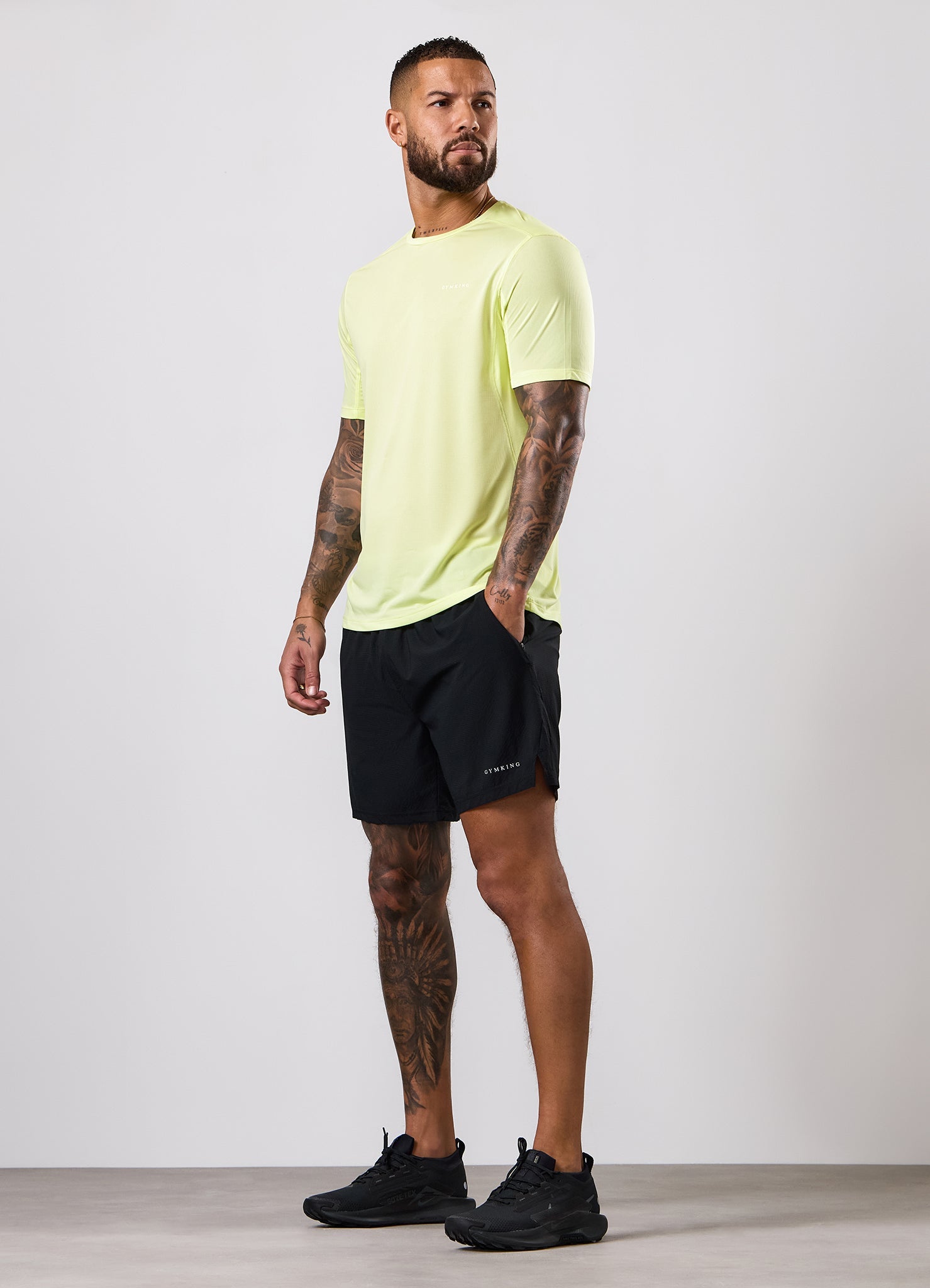 Gym King Energise Tee - Lime Twist
