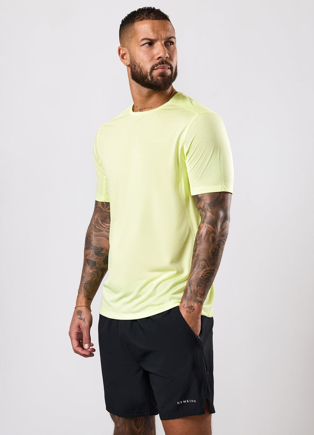 Gym King Energise Tee - Lime Twist