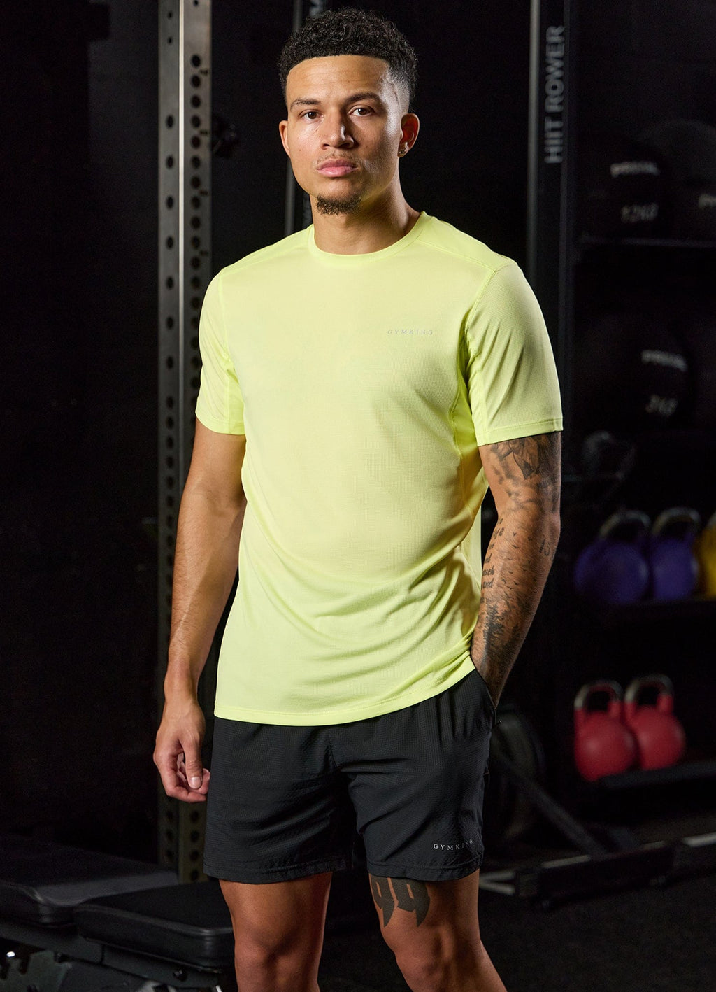 Gym King Energise Tee - Lime Twist