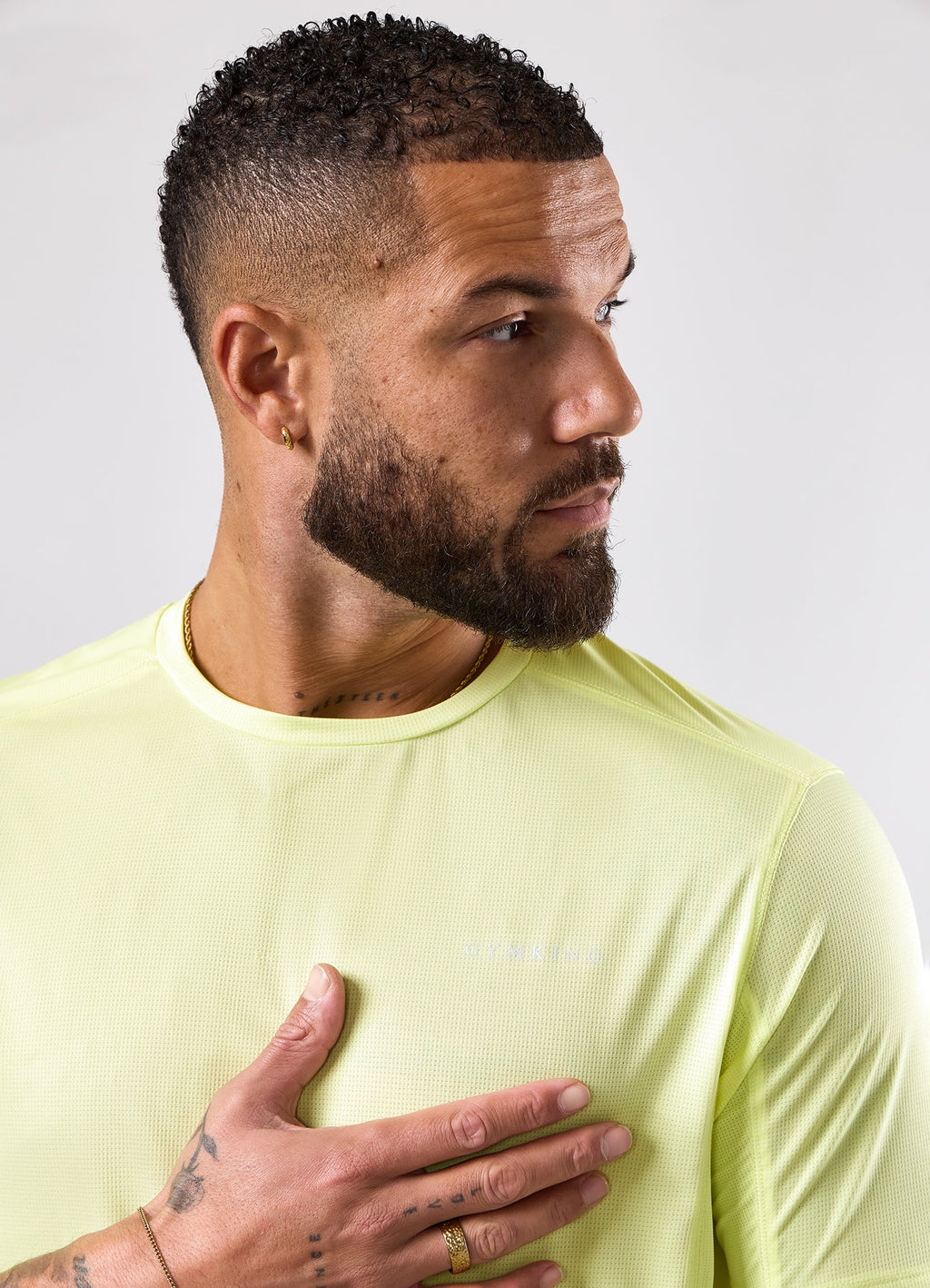 Gym King Energise Tee - Lime Twist