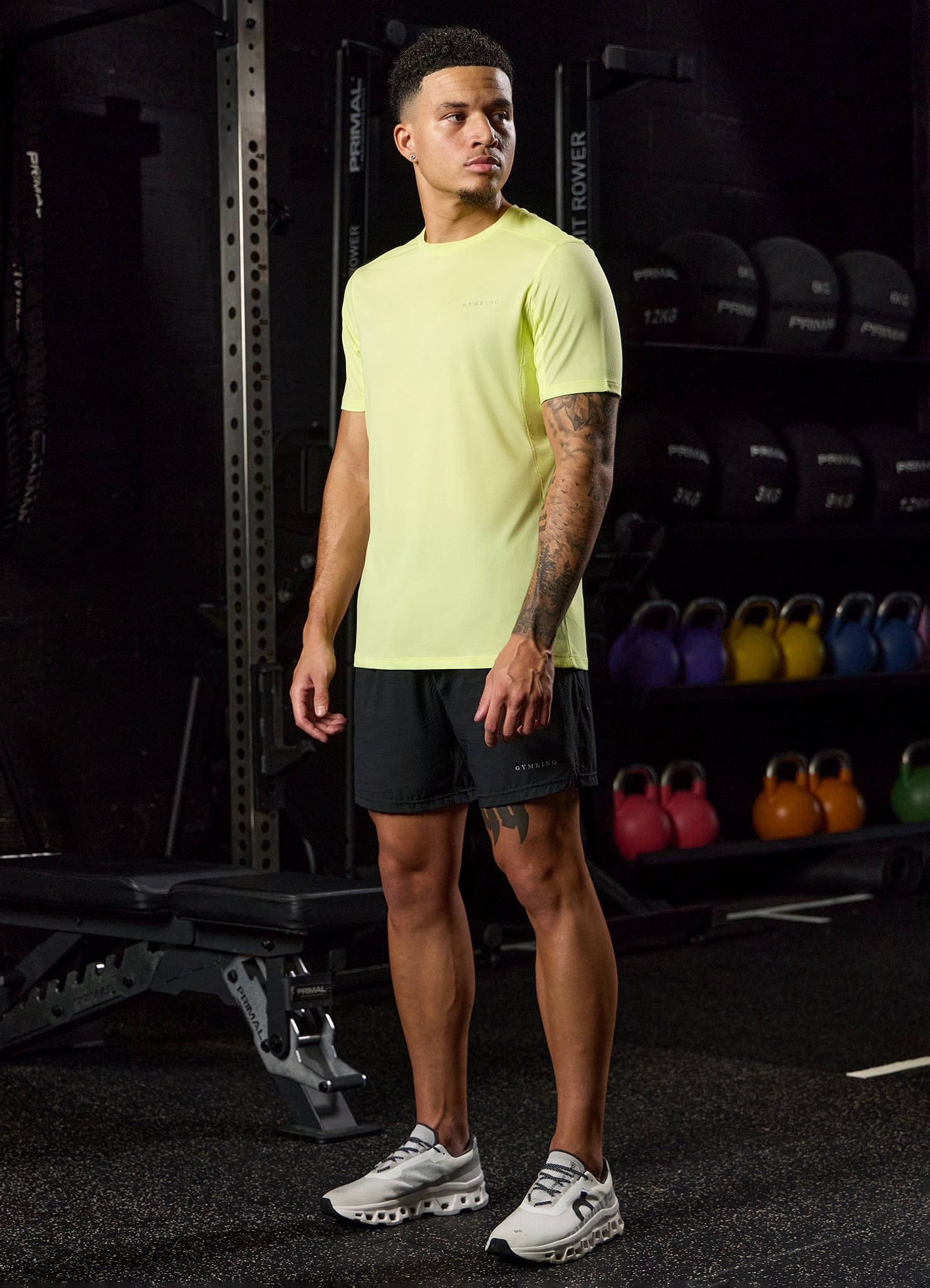 Gym King Energise Tee - Lime Twist