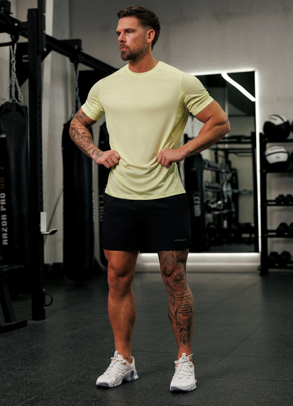 Gym King Energise Tee - Lime Twist