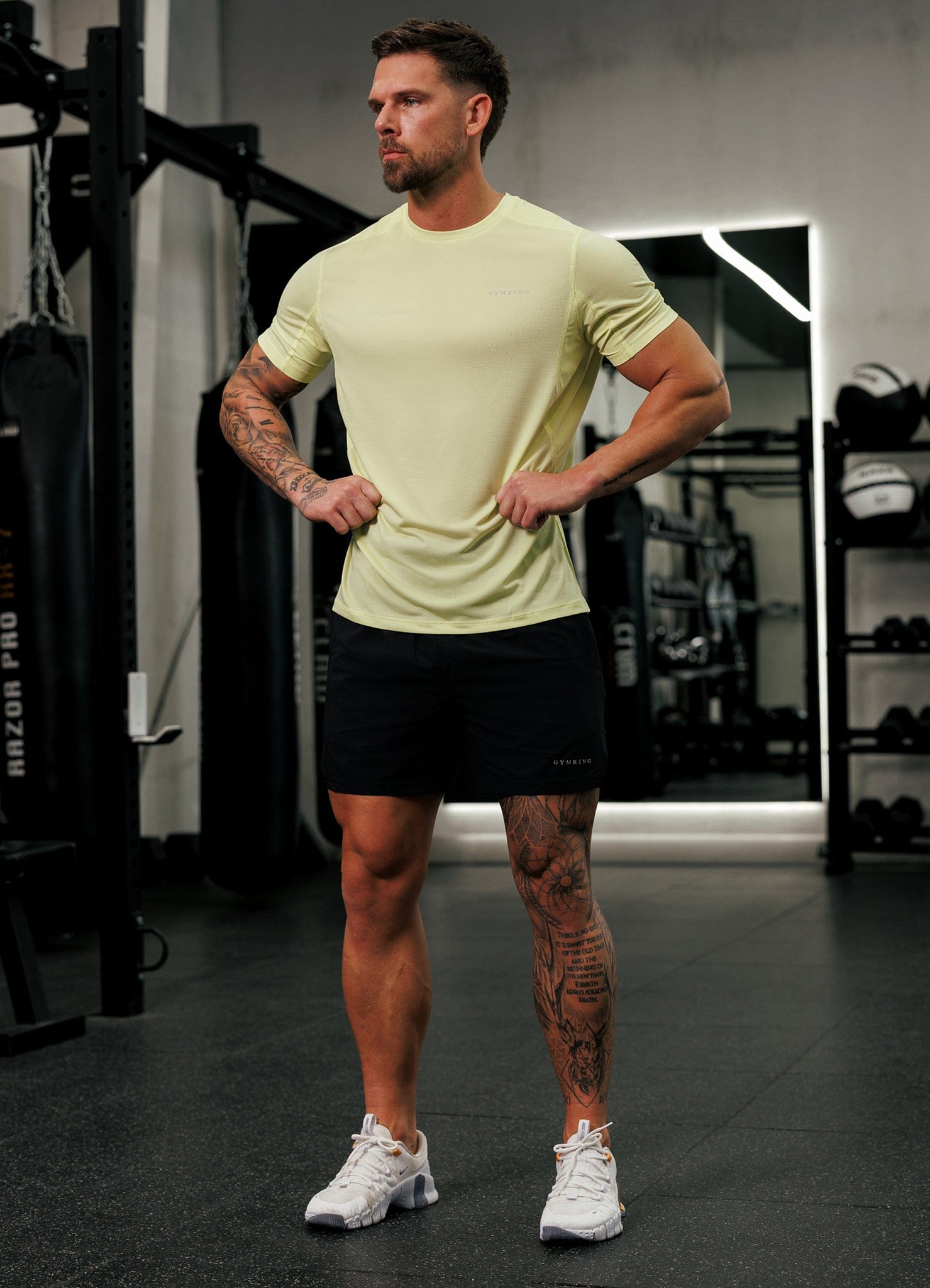 Gym King Energise Tee - Lime Twist