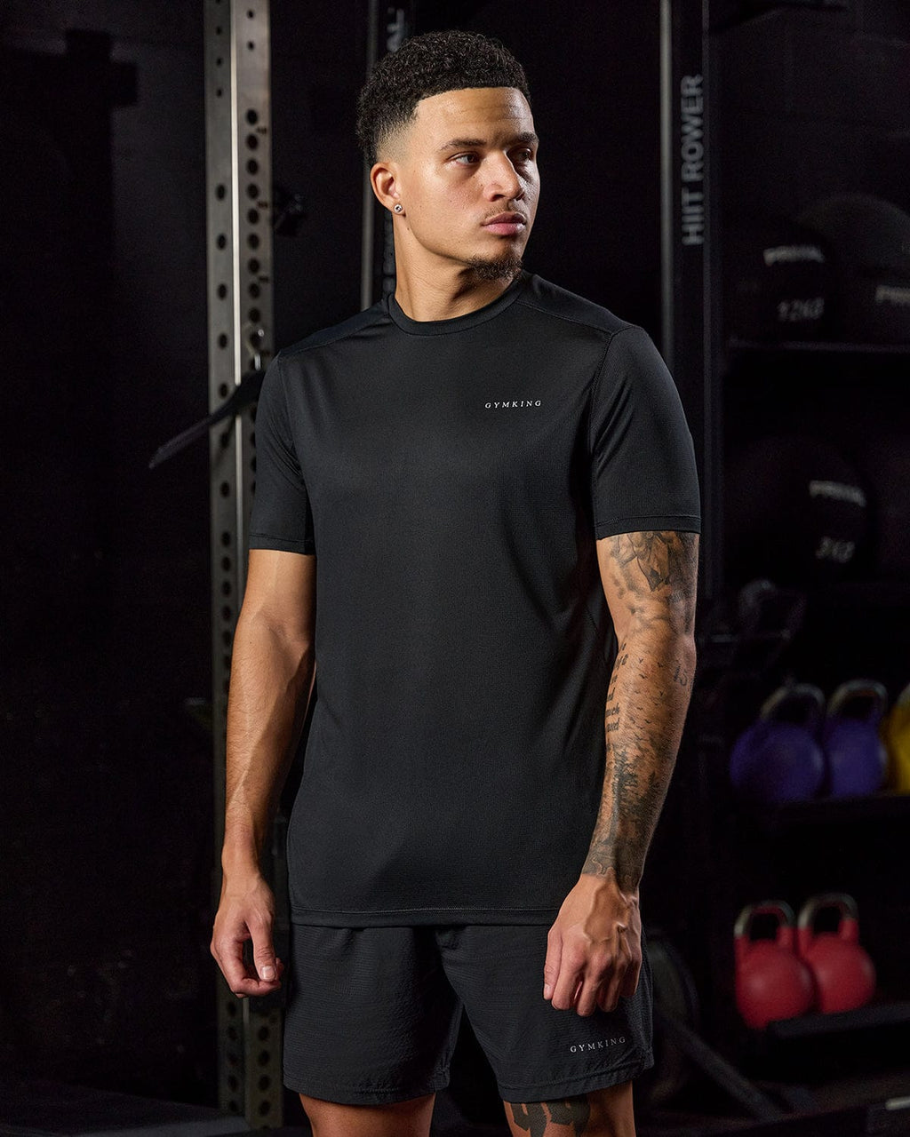 Gym King Energise Tee - Black