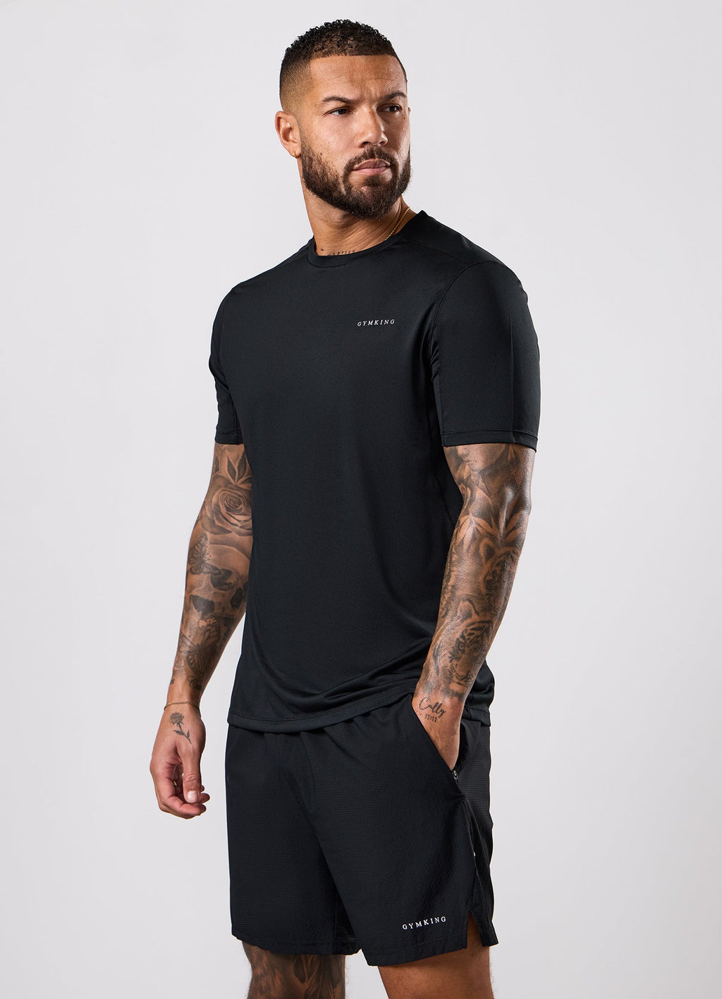 Gym King Energise Tee - Black