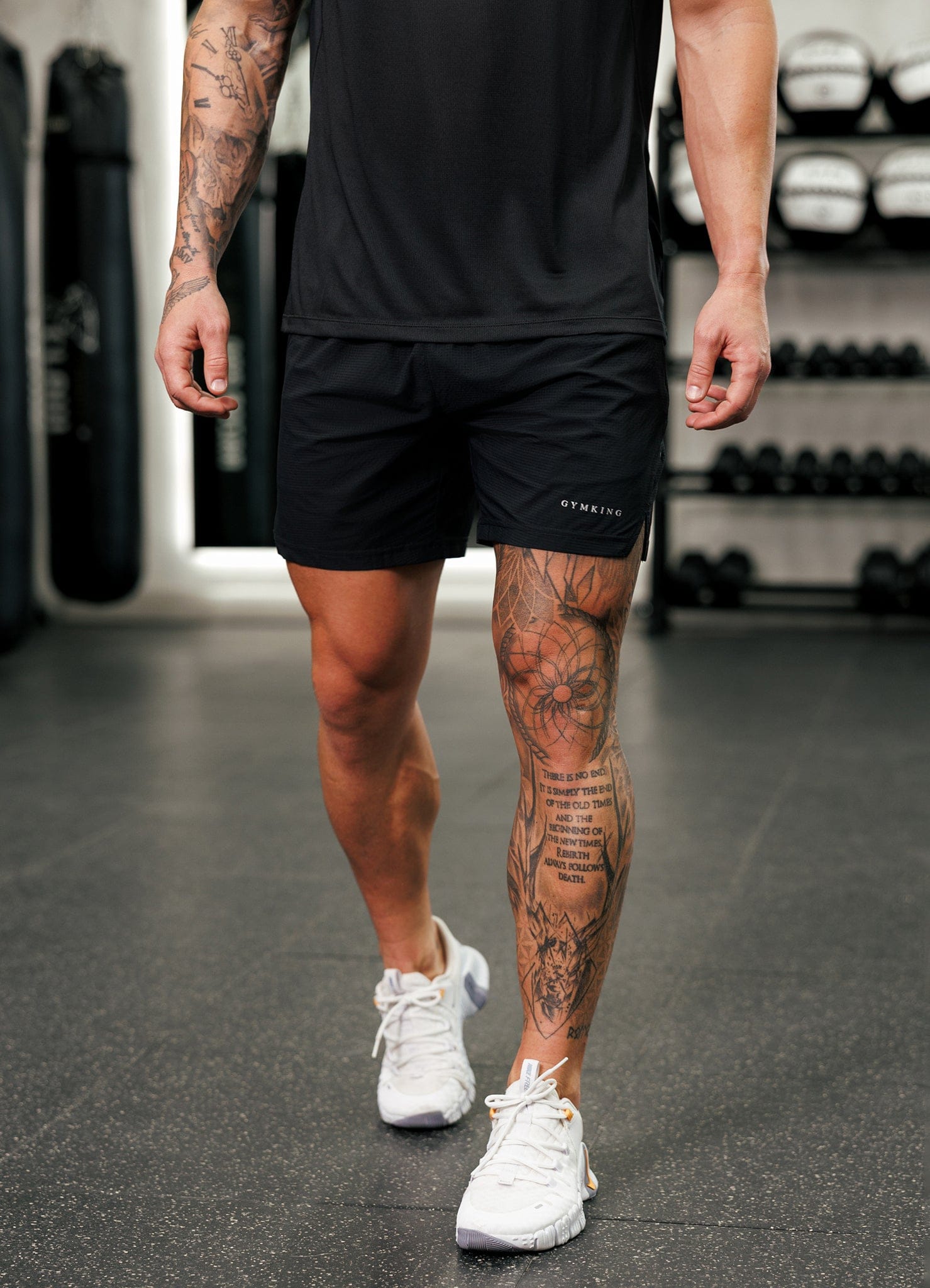 Gym King Energise 5" Short - Black