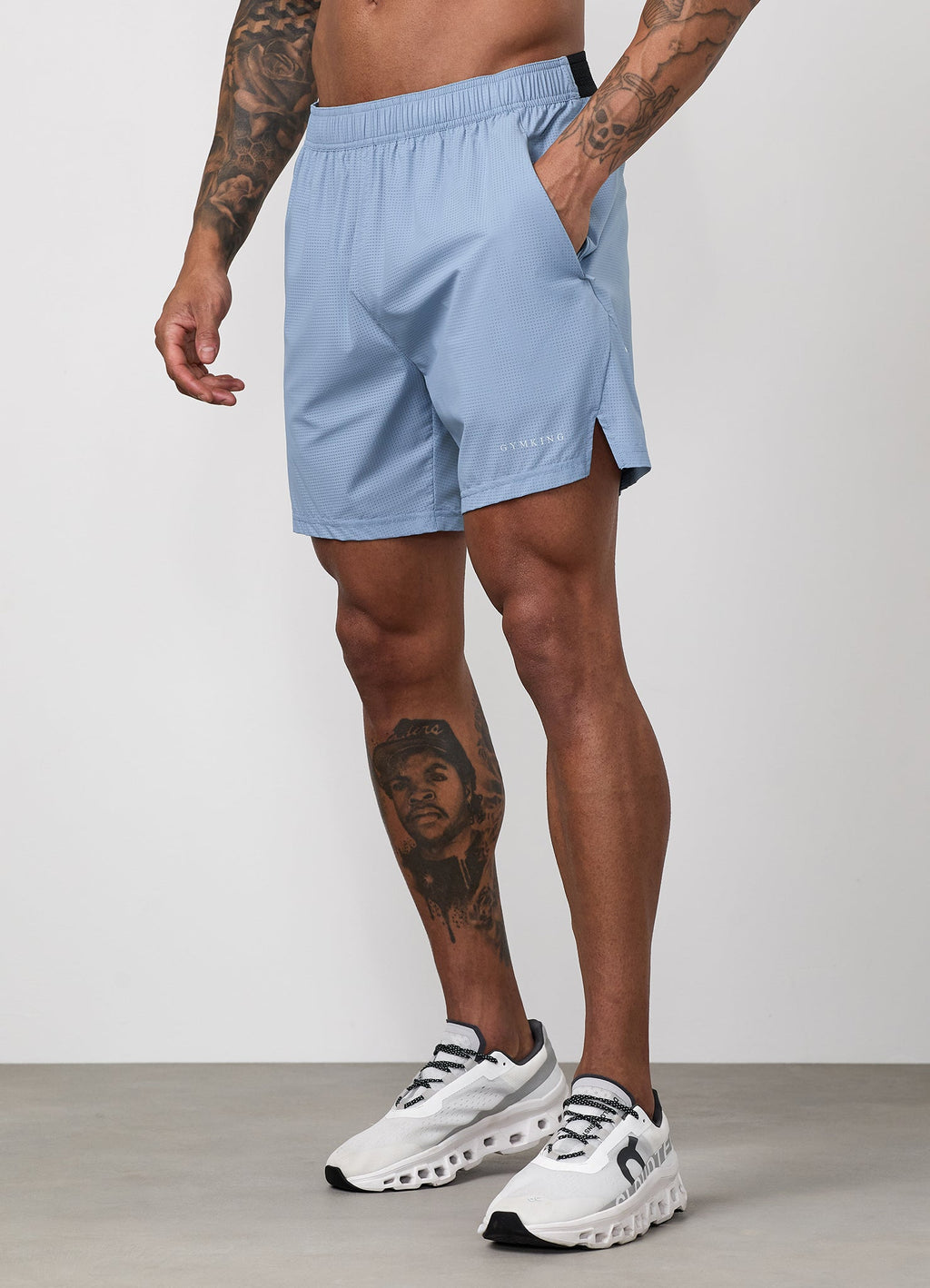 Gym King Energise Short - Powder Blue