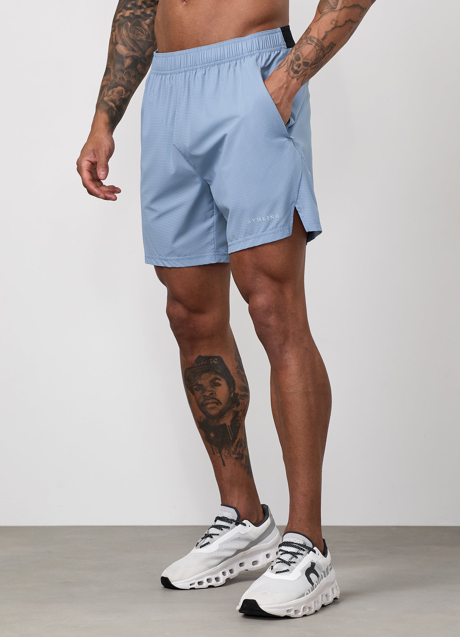 Gym King Energise Short - Powder Blue