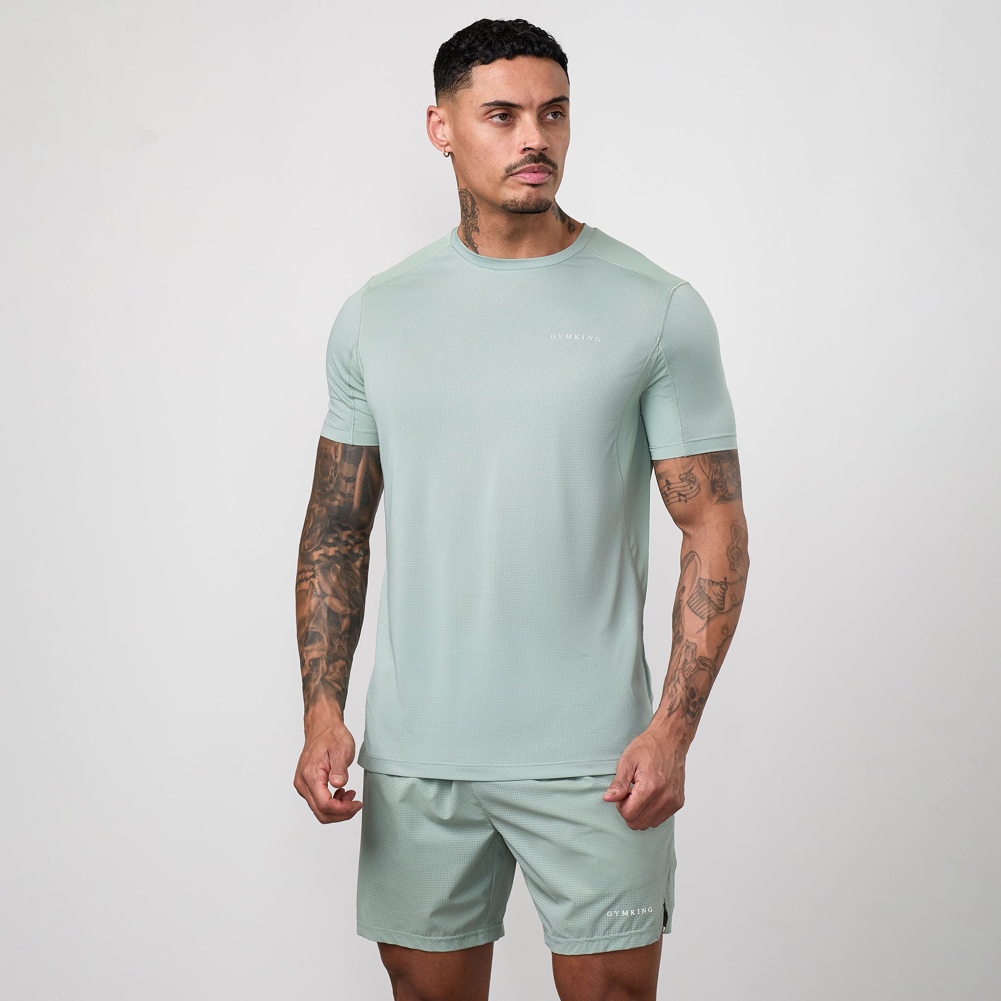 Gym King Energise Tee - Urban Sage