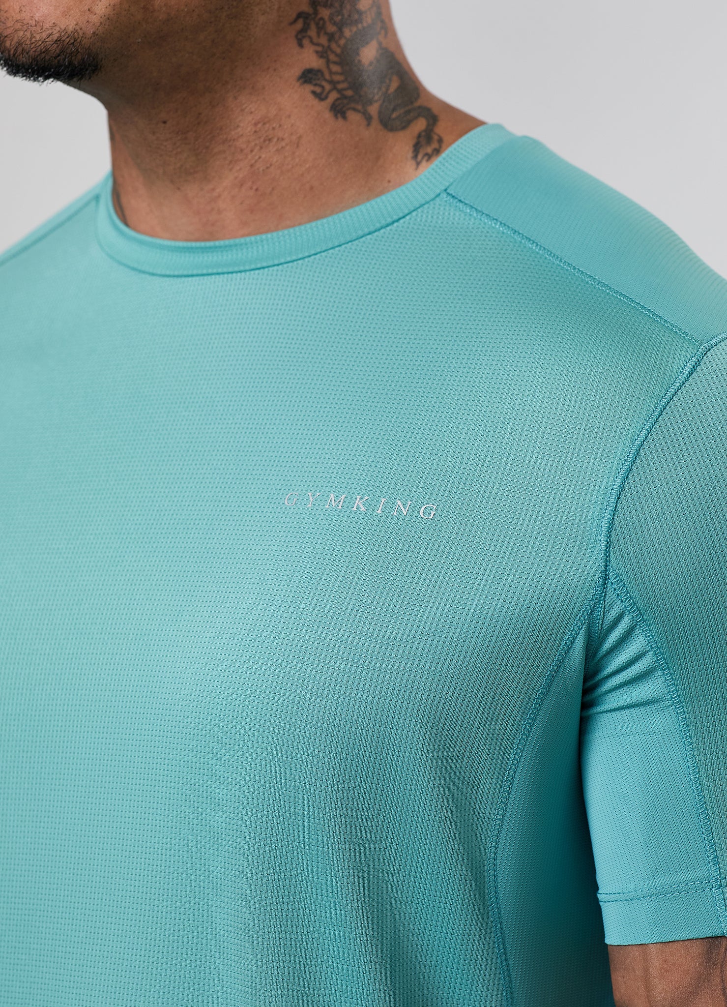 Gym King Energise Tee - Urban Teal