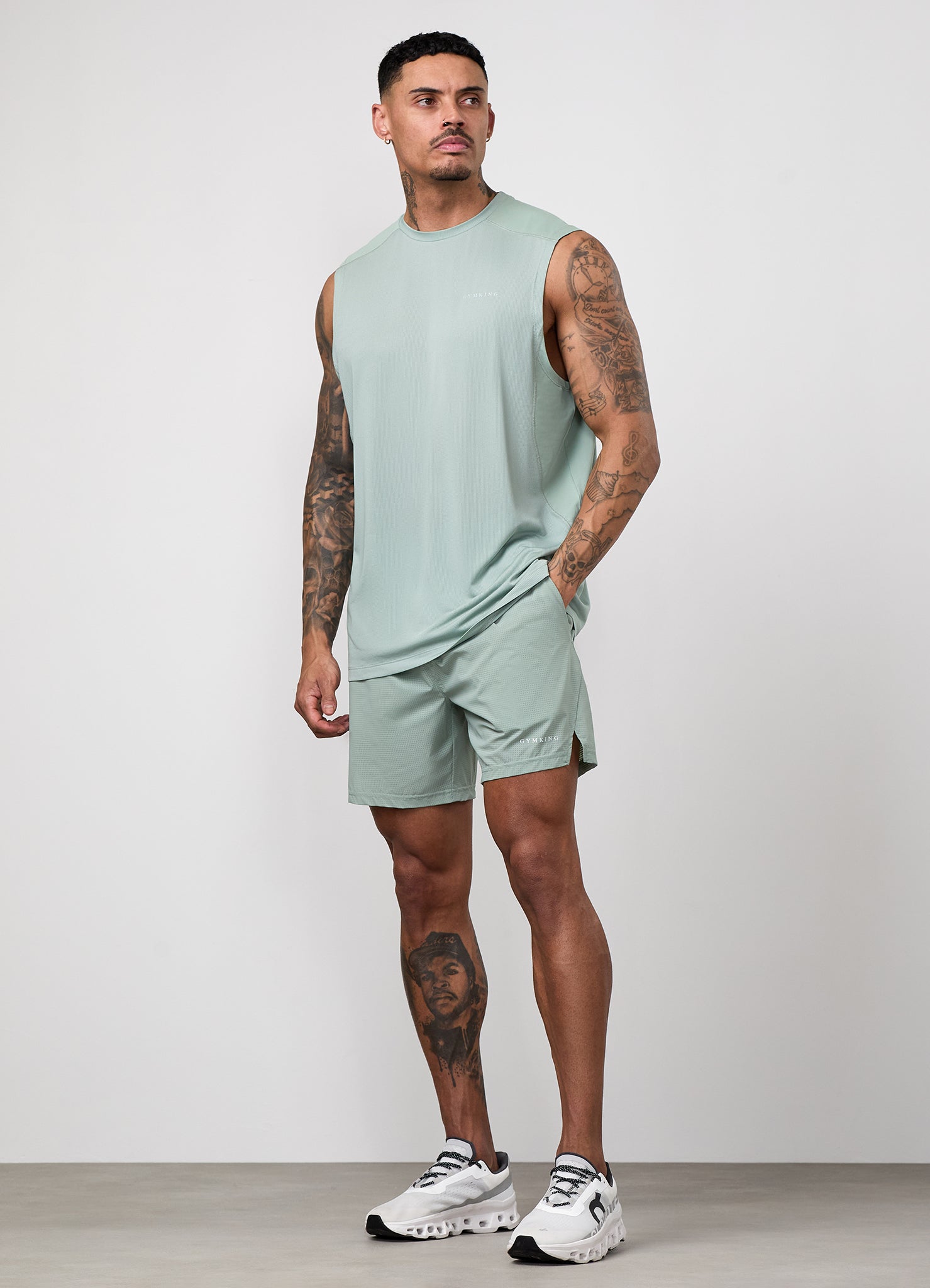 Gym King Energise Vest - Urban Sage