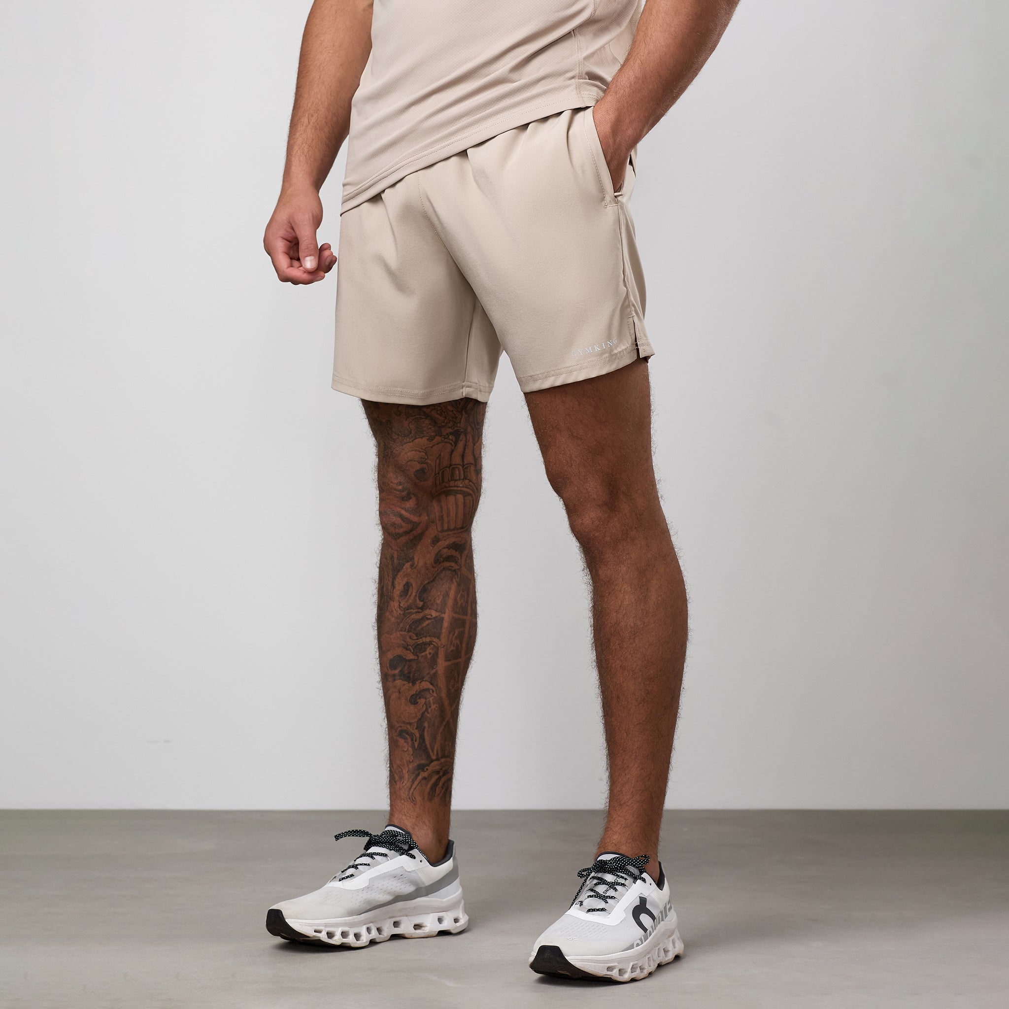 Gym King Energy Linear Short - Stoneware