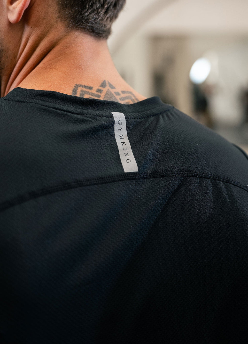 Gym King Energy Linear Vest - Black
