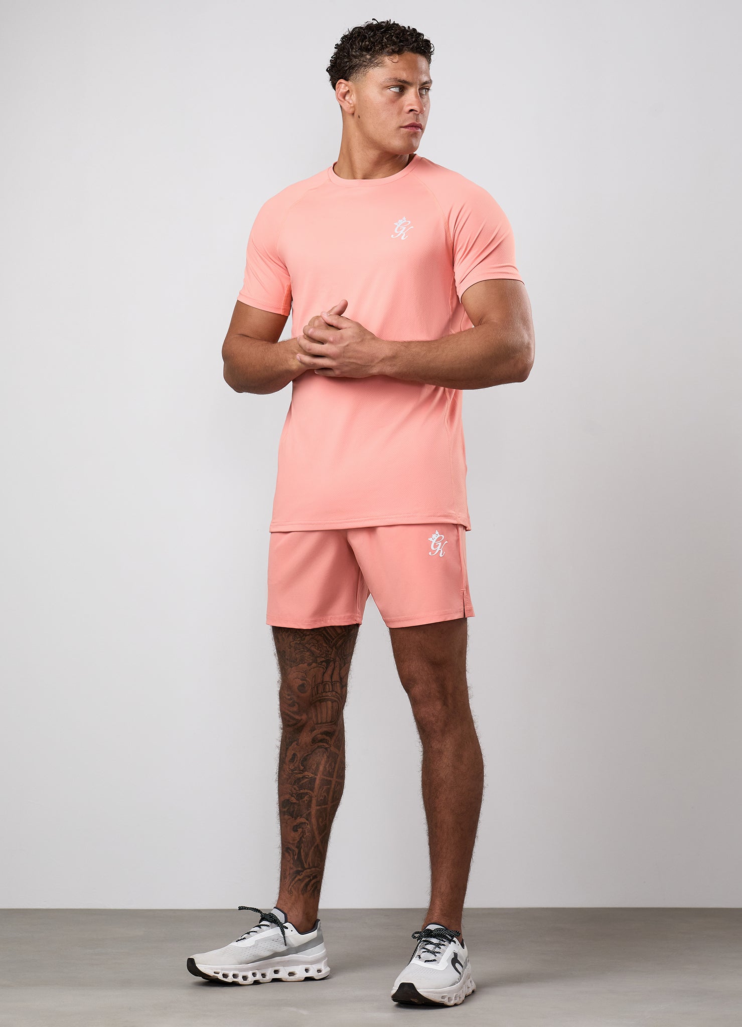 Gym King Energy Tee - Dusty Coral