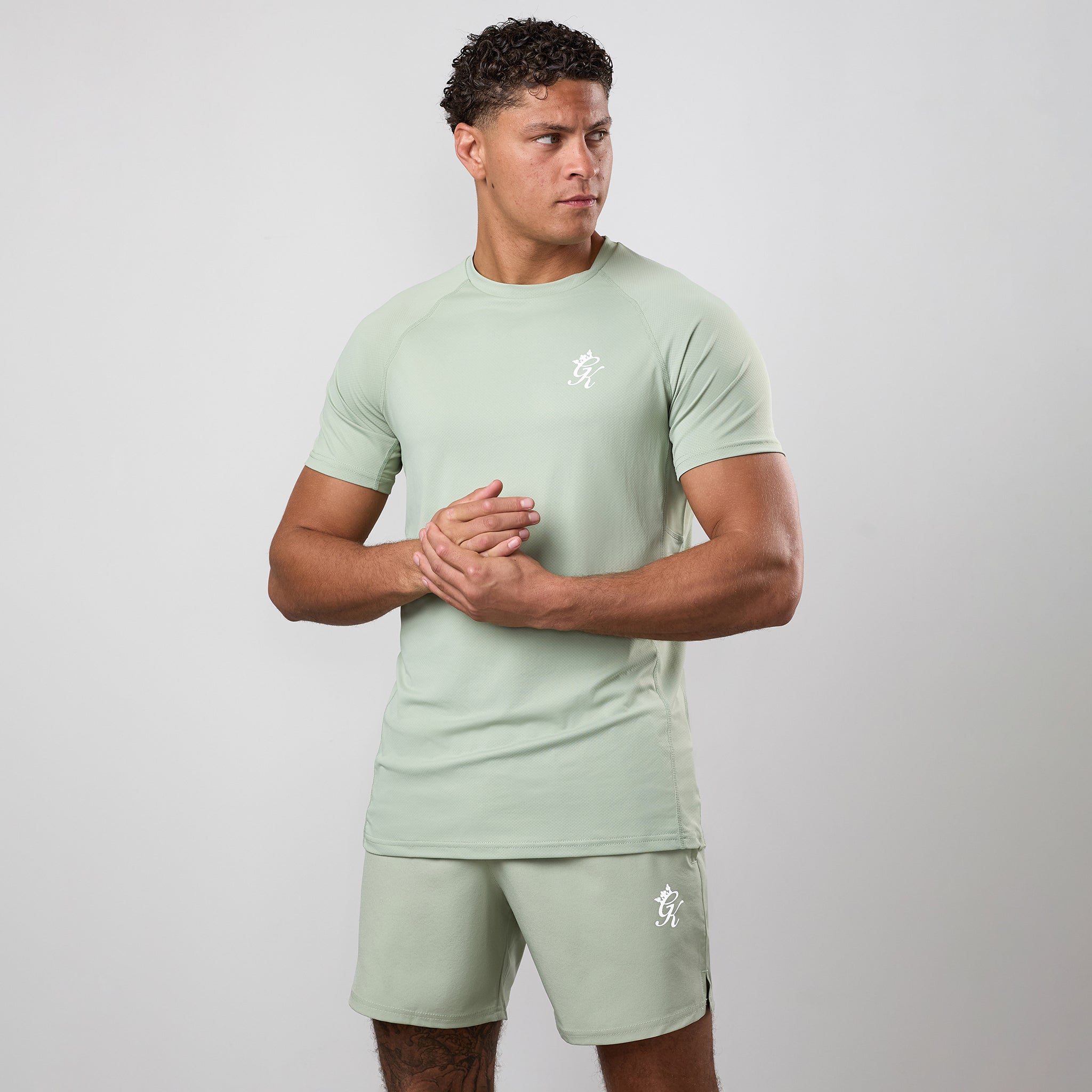 Gym King Energy Tee - Eucalyptus