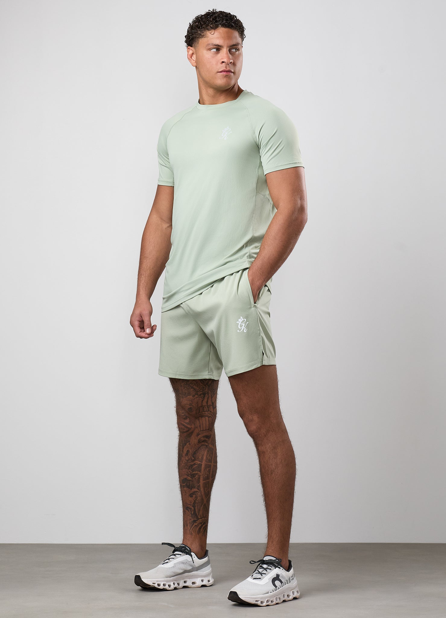 Gym King Energy Tee - Eucalyptus