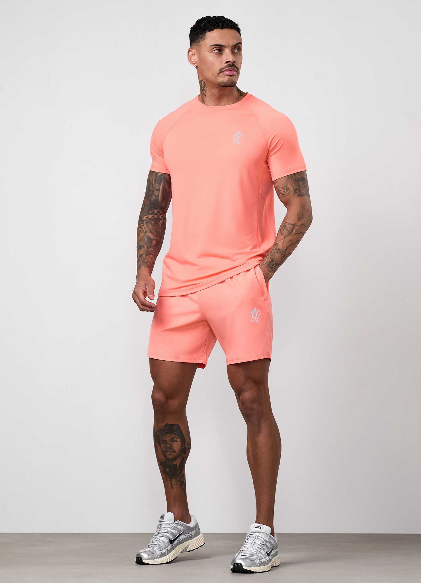 Gym King Energy Tee - Coral Dust