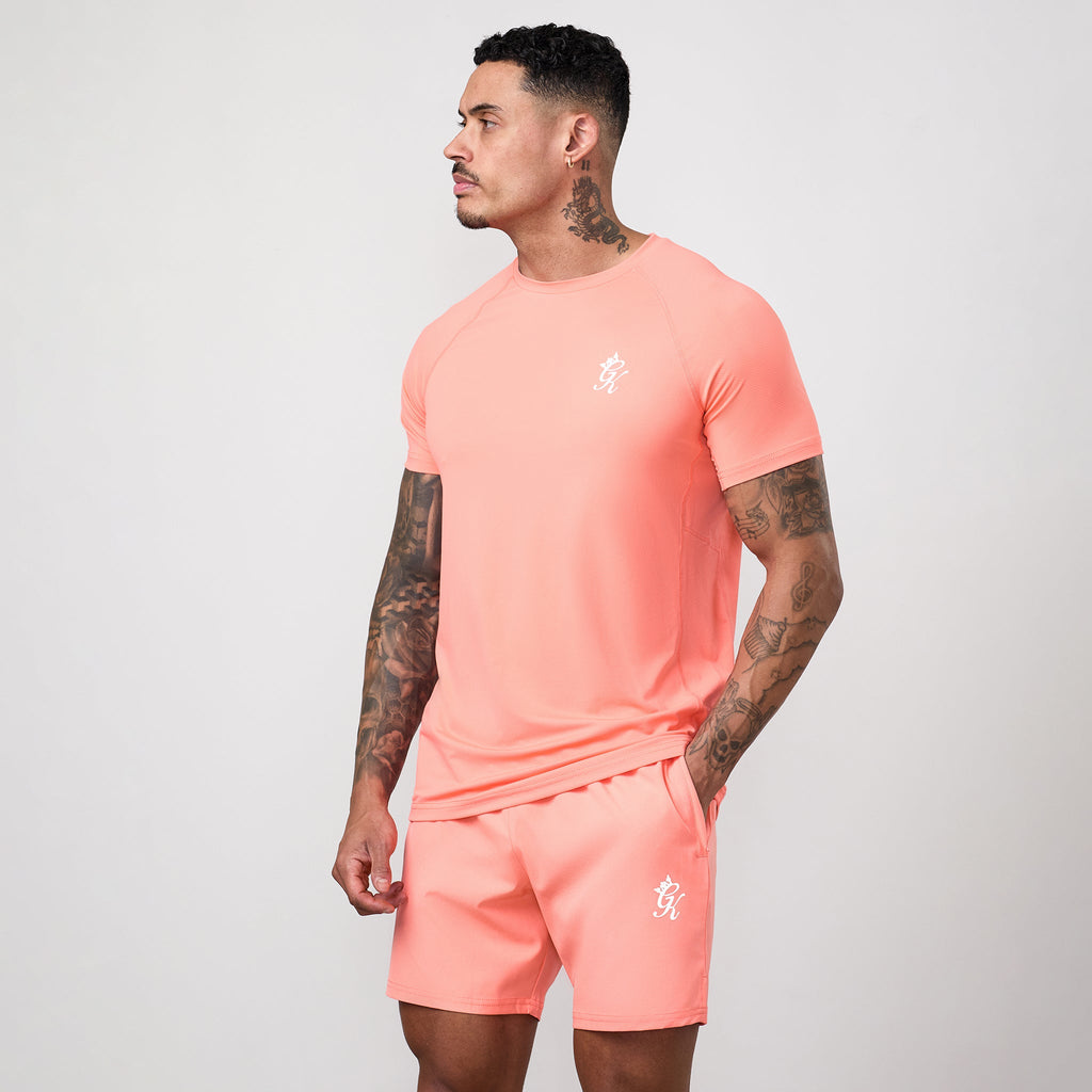 Gym King Energy Tee - Coral Dust