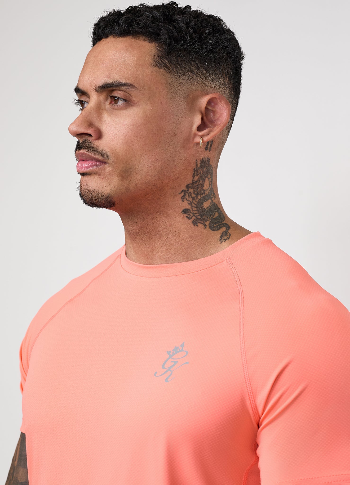 Gym King Energy Tee - Coral Dust