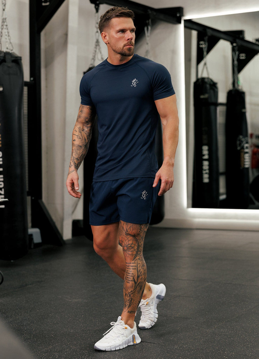 Gym King Energy Tee - Navy