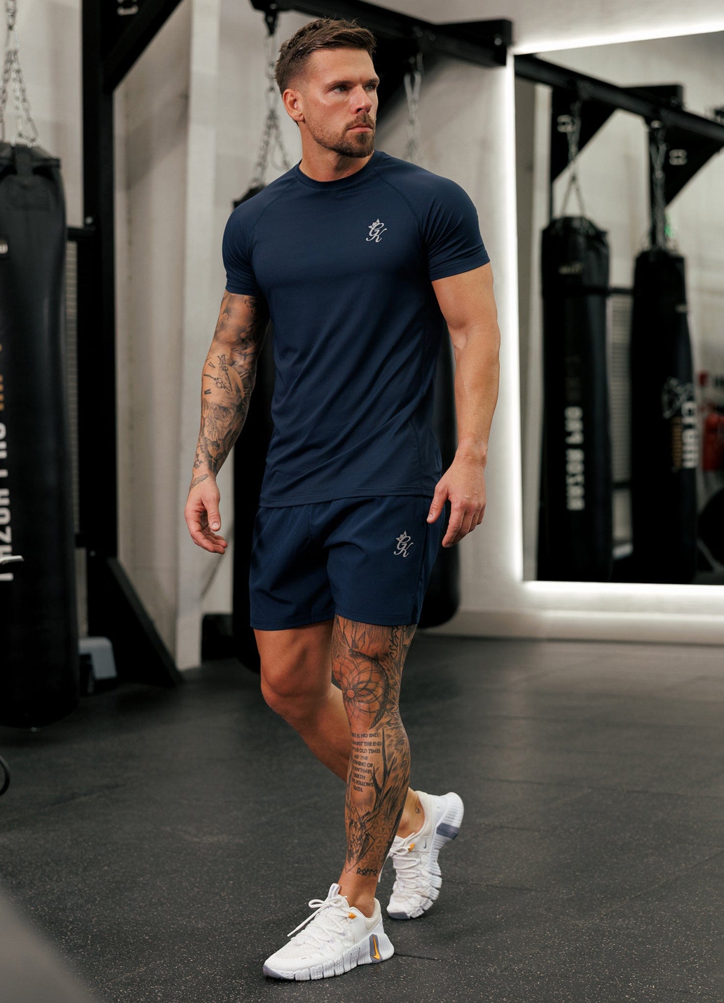 Gym King Energy Tee - Navy