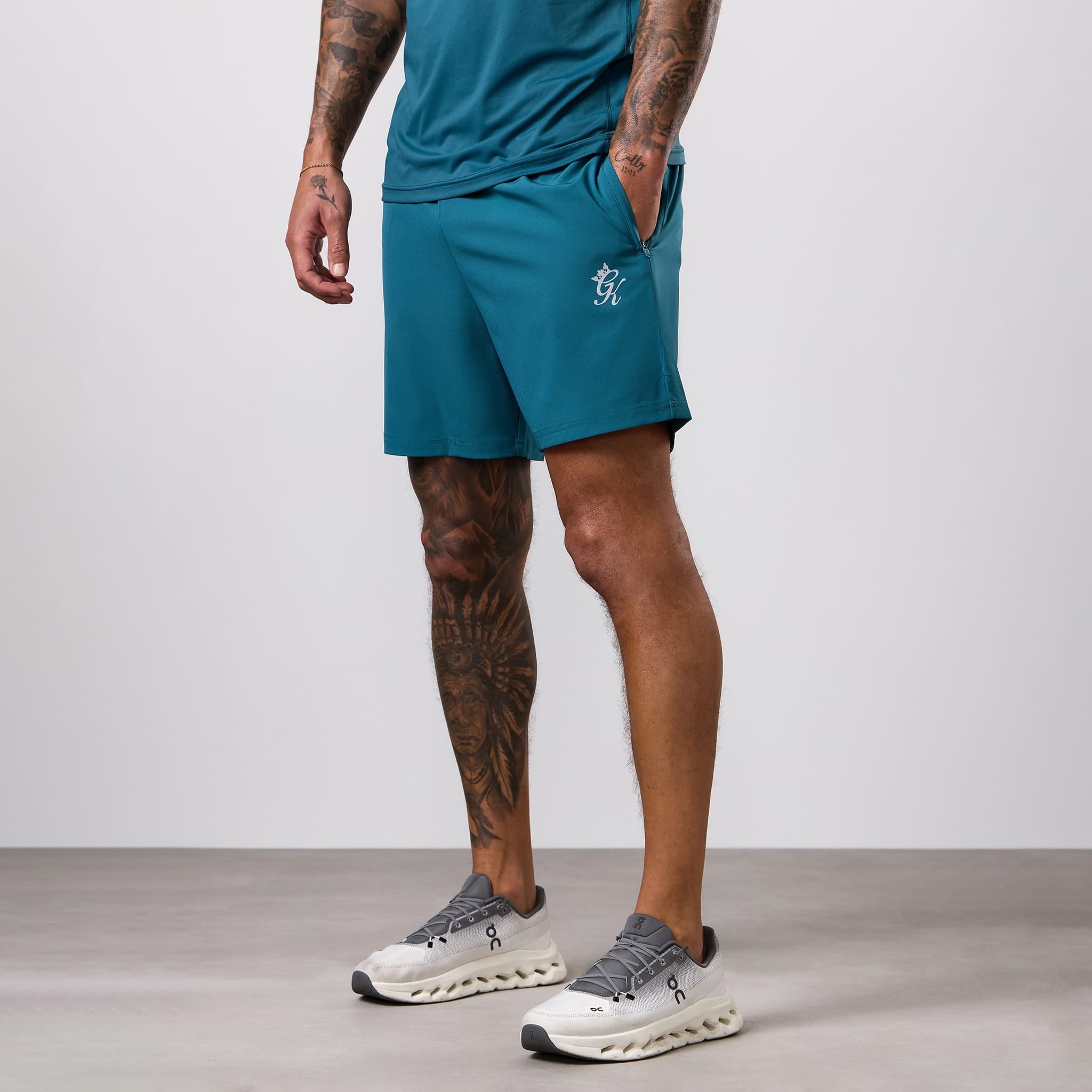 Gym King Energy Short - Storm Teal