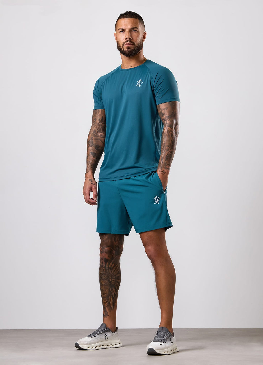 Gym King Energy Short - Storm Teal