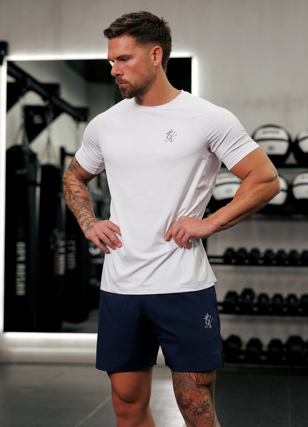 Gym King Energy Tee - White
