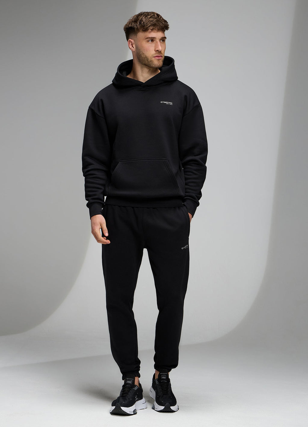 Gym King Established V2 Hoodie - Black