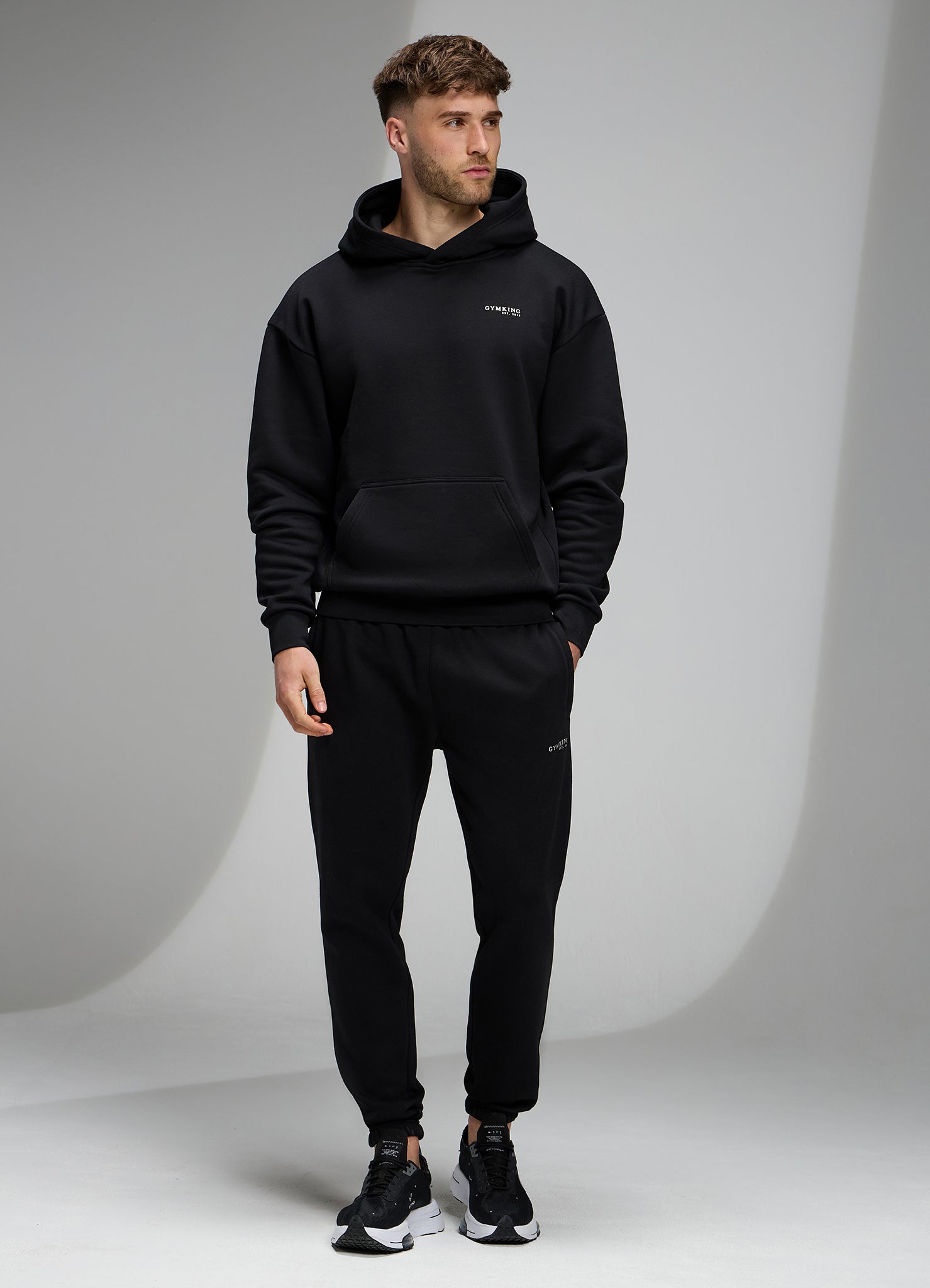 Gym King Established V2 Hoodie - Black
