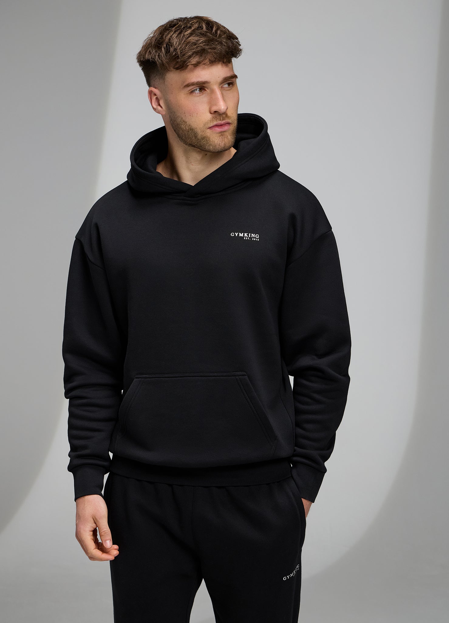 Gym King Established V2 Hoodie - Black