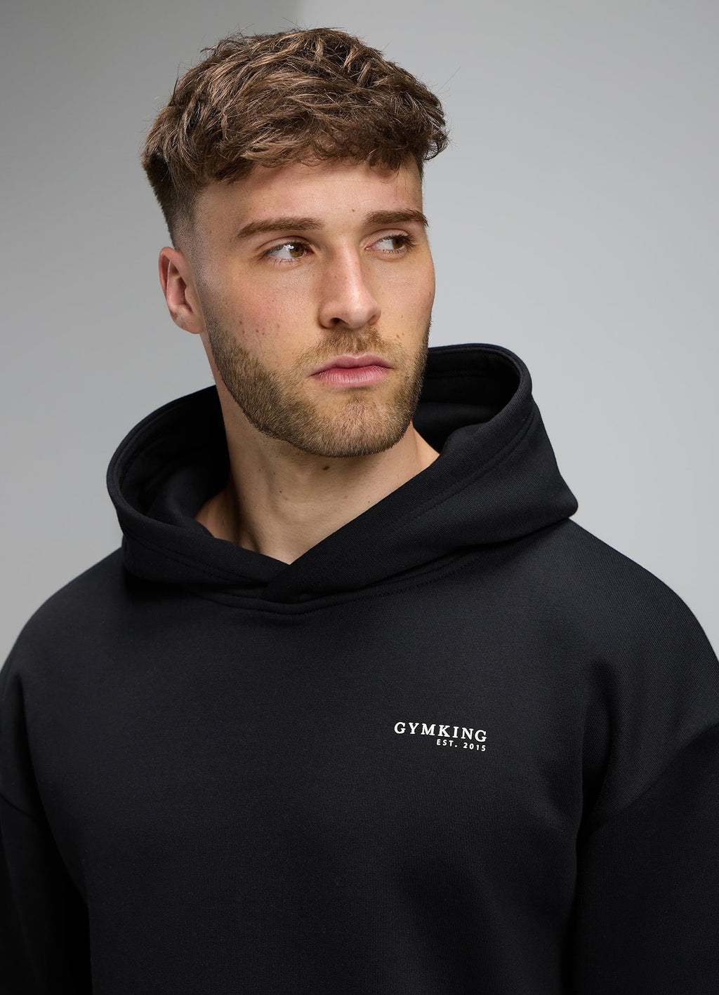 Gym King Established V2 Hoodie - Black