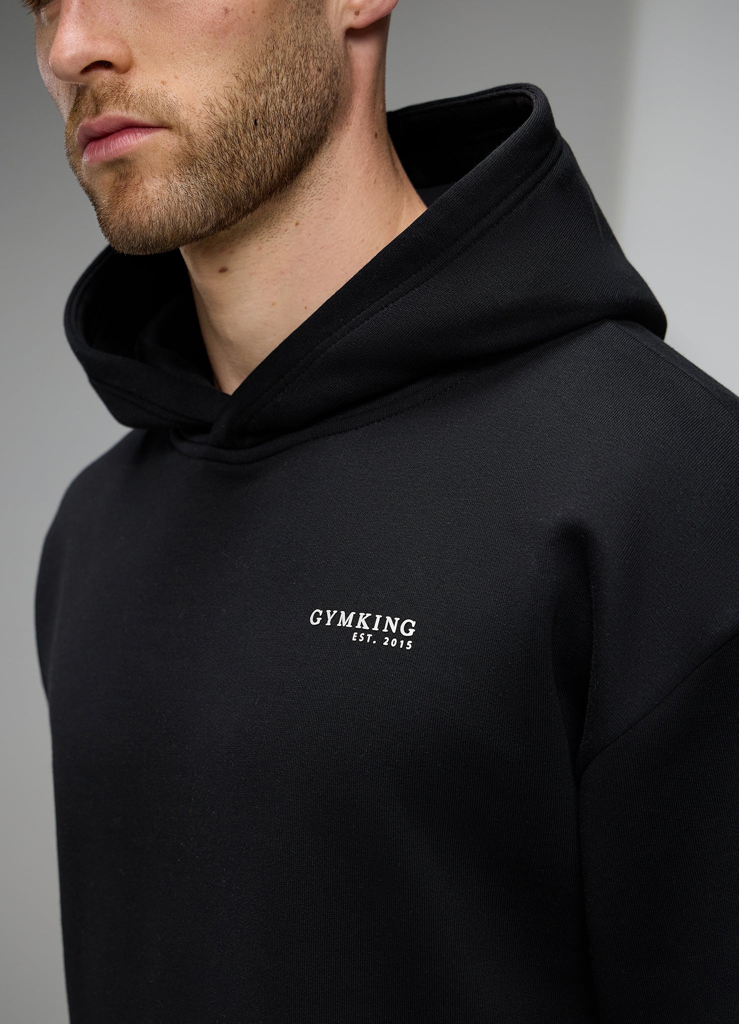 Gym King Established V2 Hoodie - Black