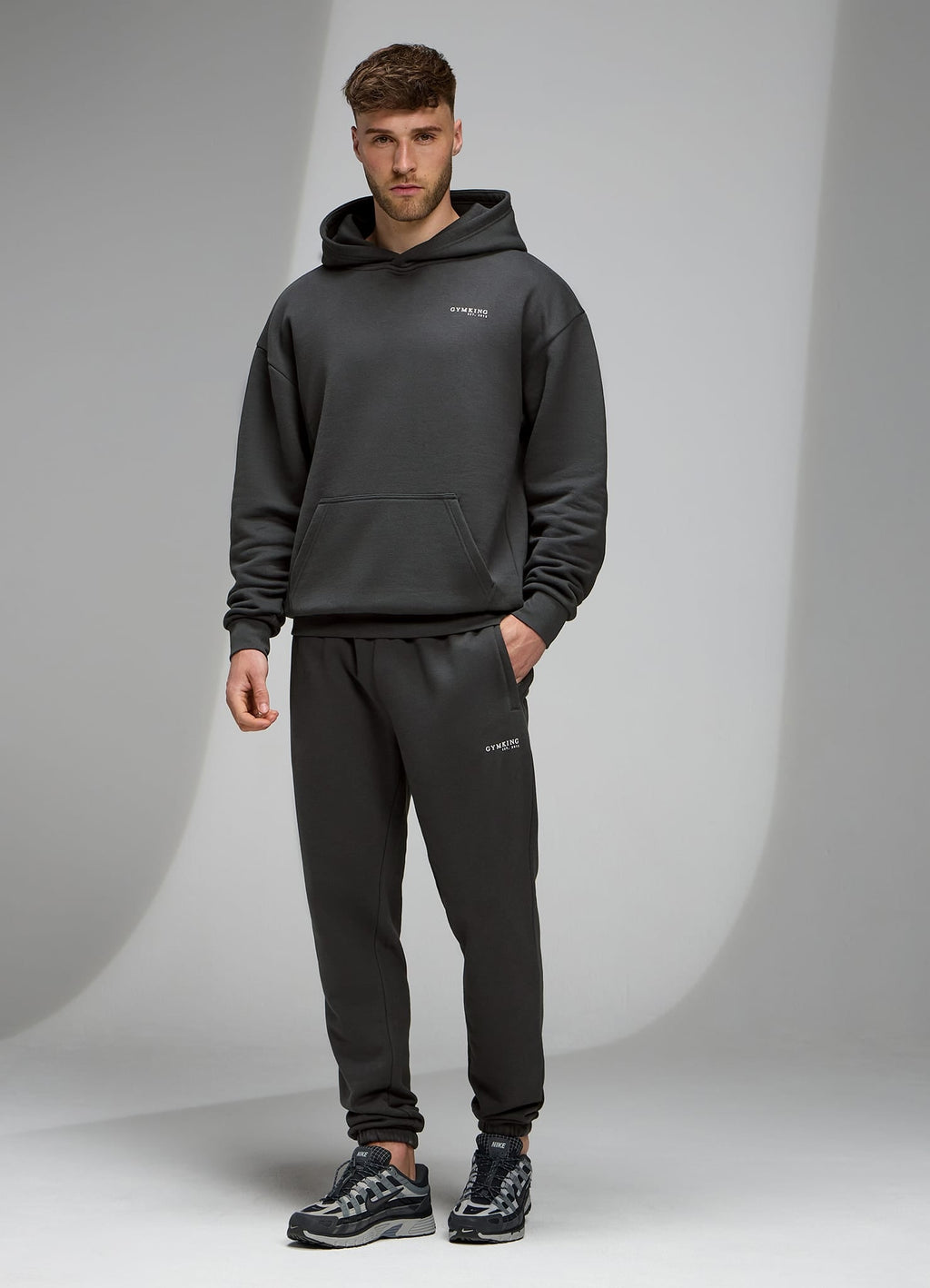 Gym King Established V2 Hoodie - Green Smoke