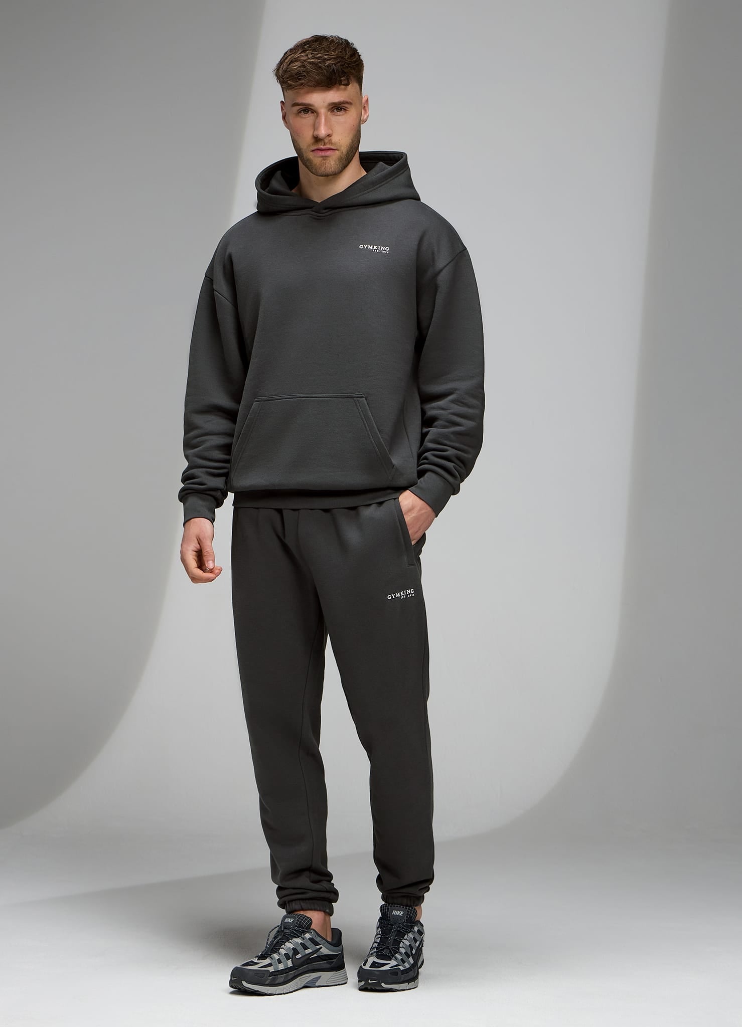 Gym King Established V2 Hoodie - Green Smoke
