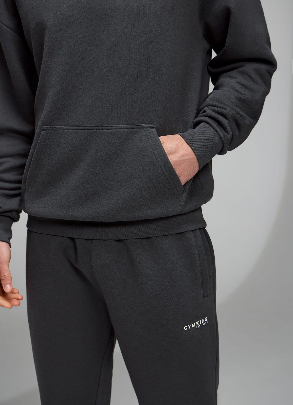Gym King Established V2 Hoodie - Green Smoke