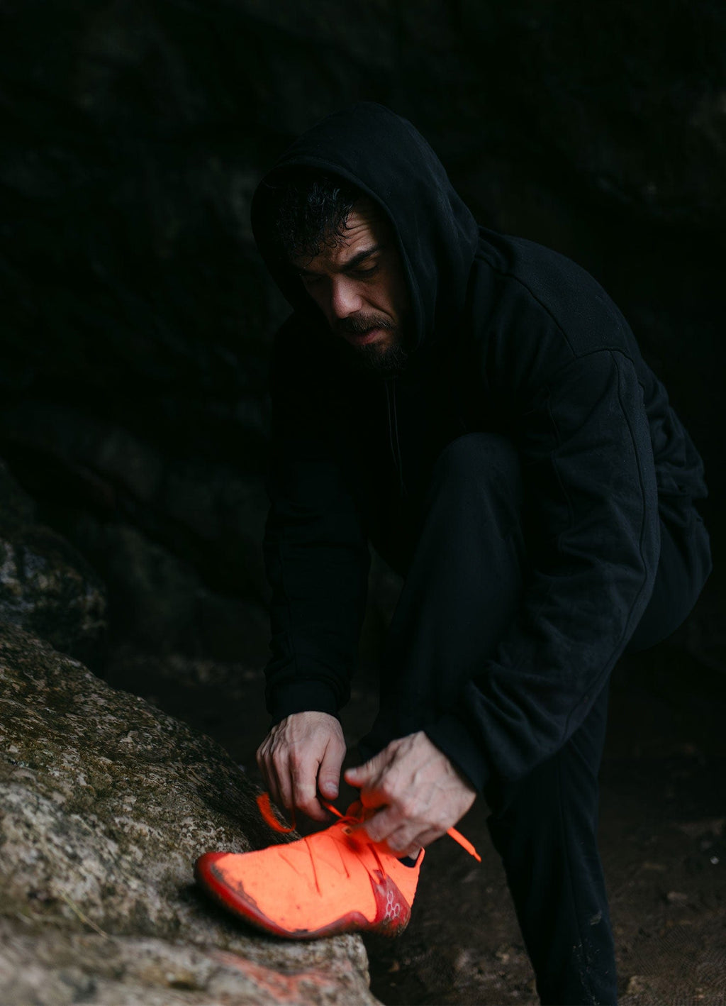 Gym King Stoic Esja Loopback Hoodie - Volcanic Black