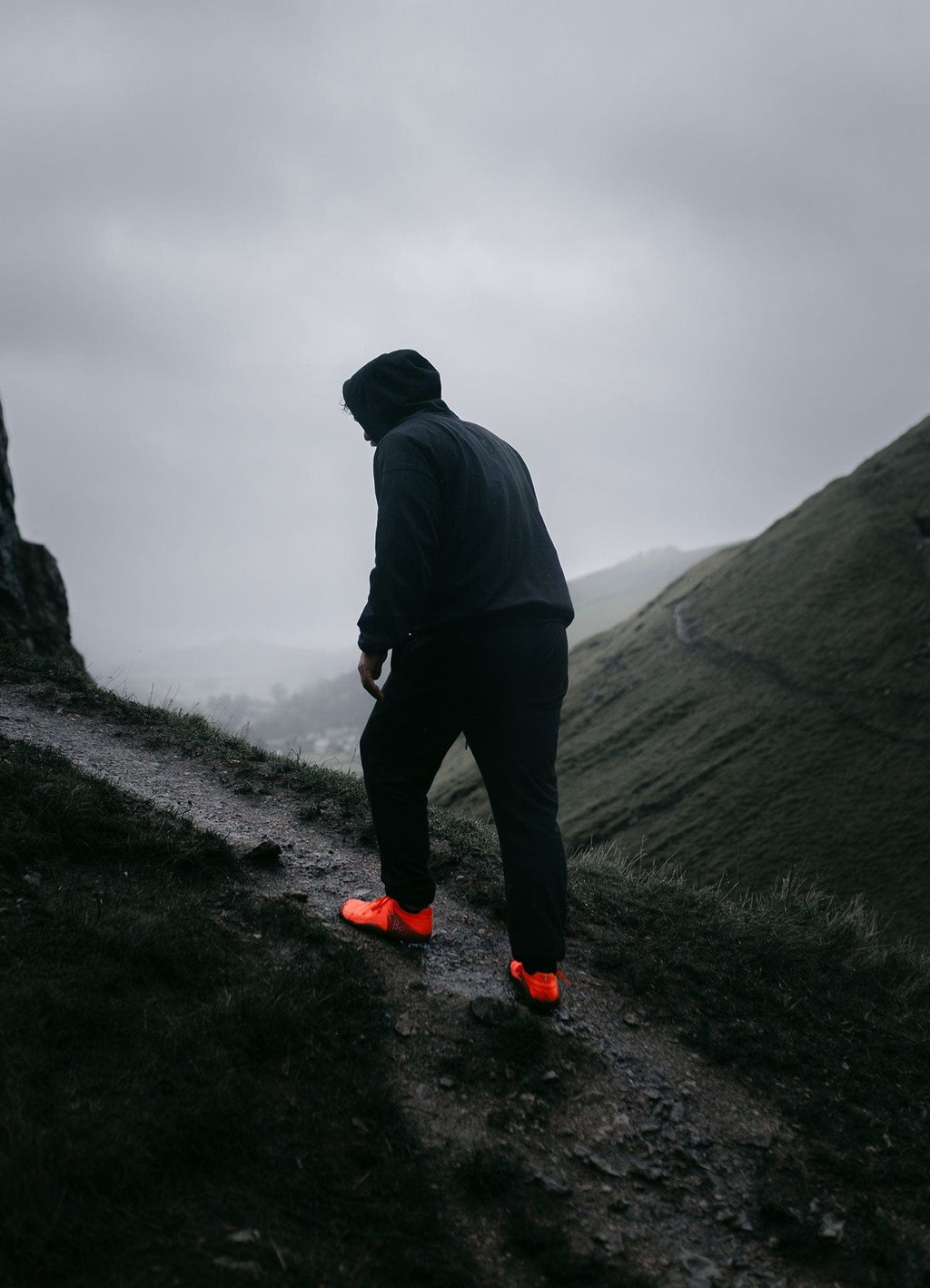 Gym King Stoic Esja Loopback Hoodie - Volcanic Black