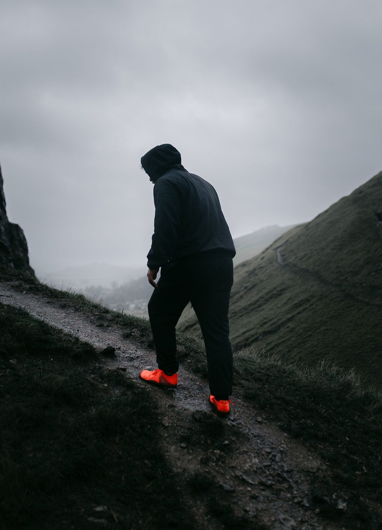 Gym King Stoic Esja Loopback Hoodie - Volcanic Black