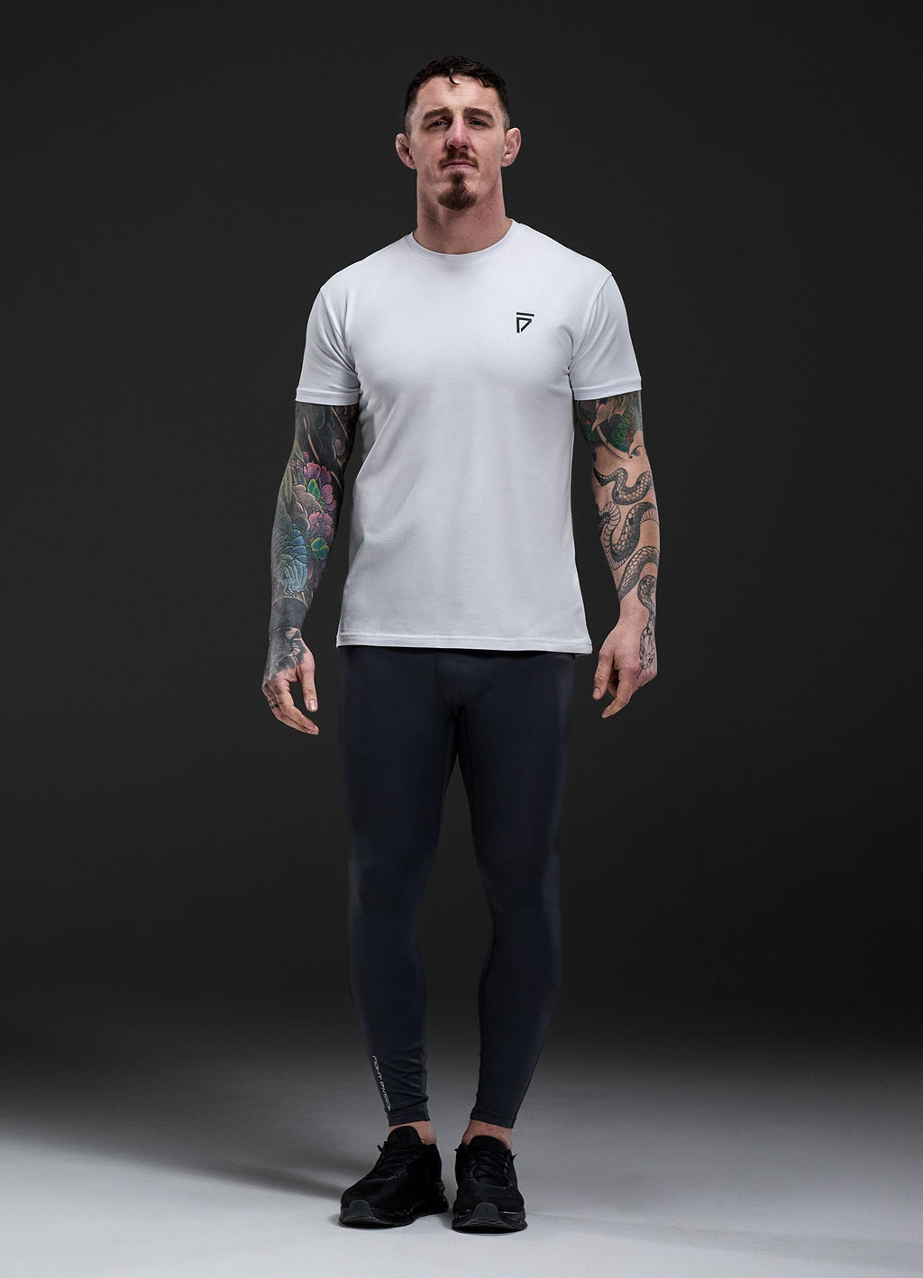 Gym King Fight Division Combat Compression Legging - Graphite