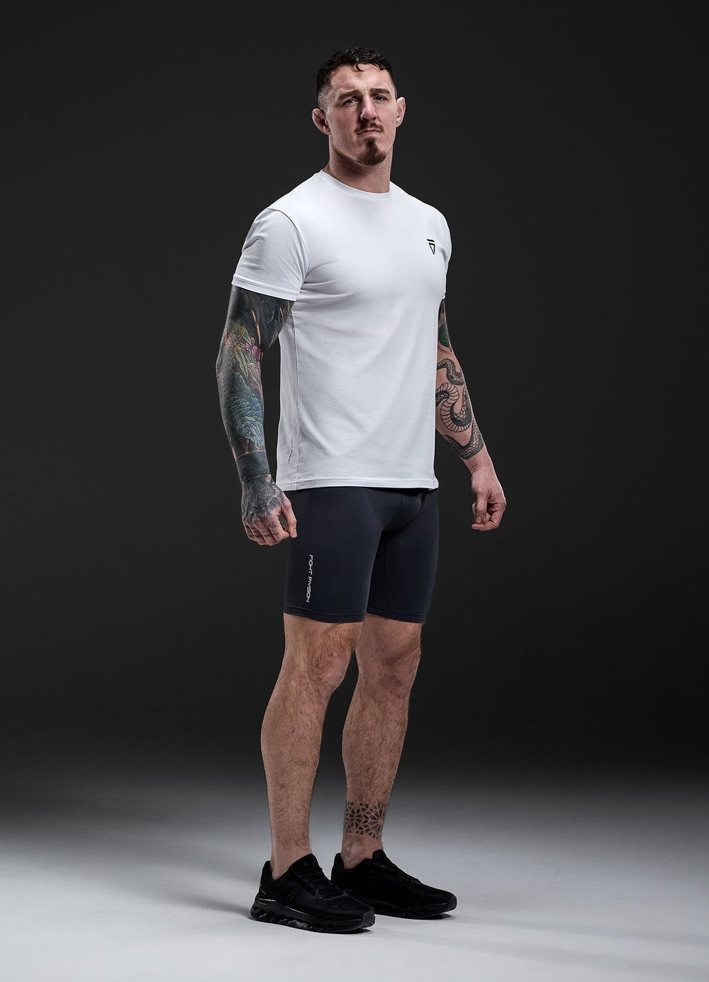 Gym King Fight Division Combat Compression Short - Graphite