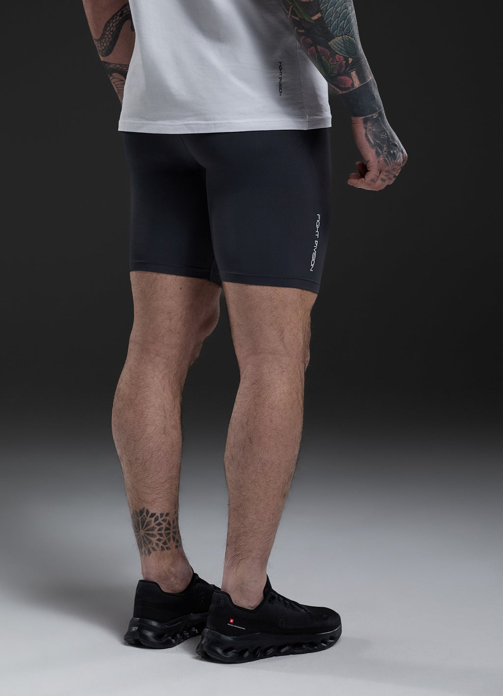 Gym King Fight Division Combat Compression Short - Graphite