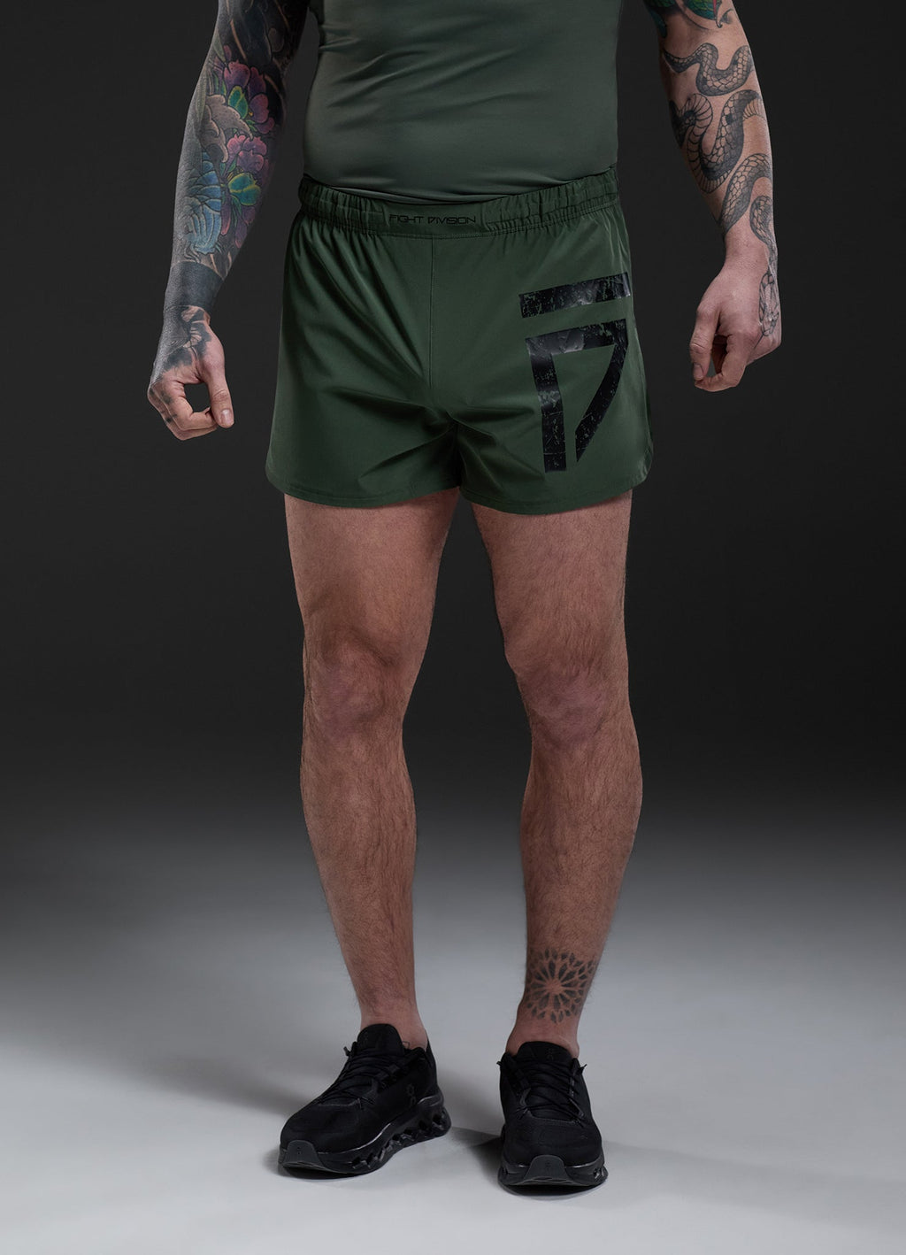 Gym King Fight Division Combat 5" Short - Deep Olive