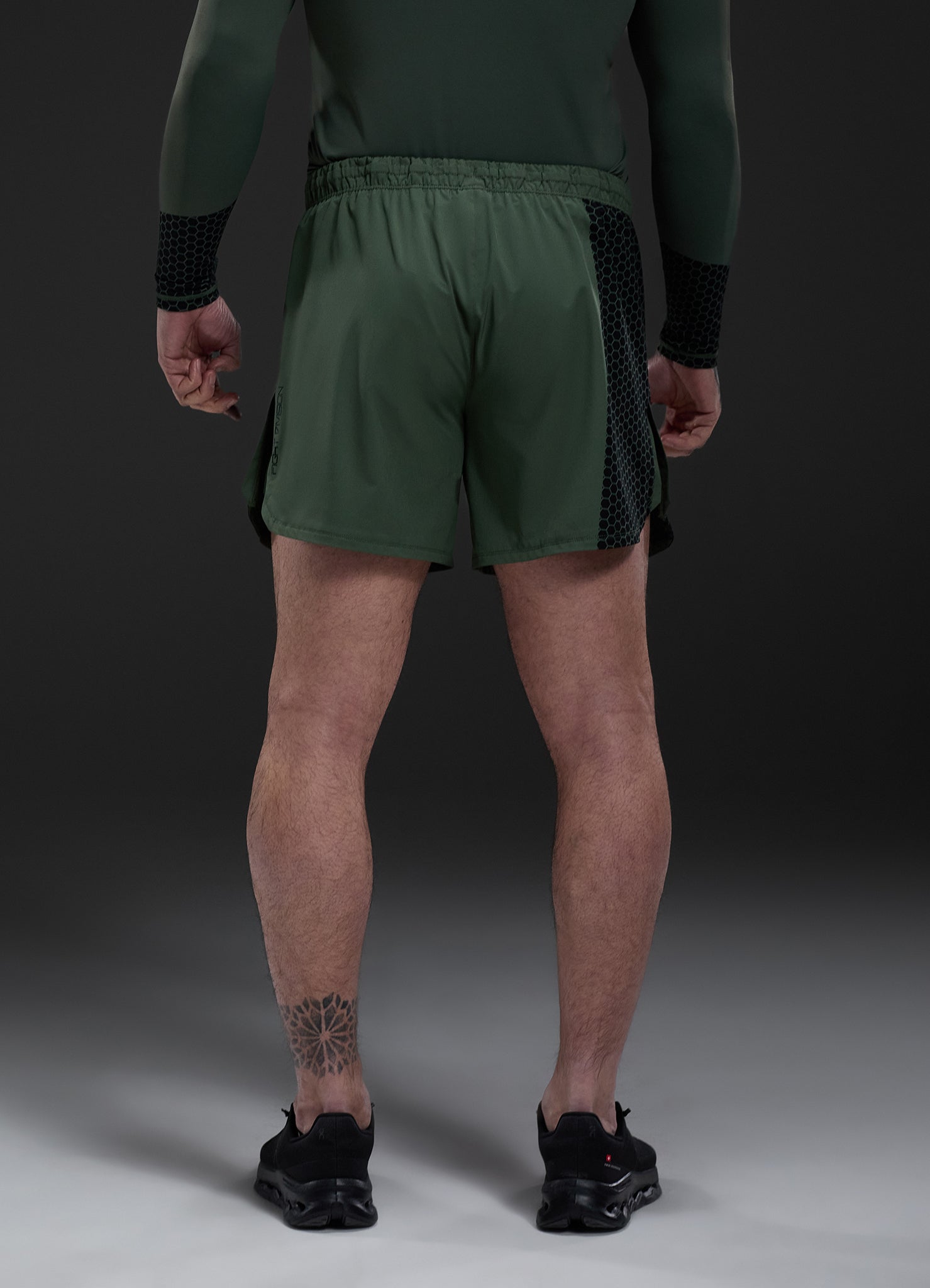 Gym King Fight Division Combat 7" Short - Deep Olive