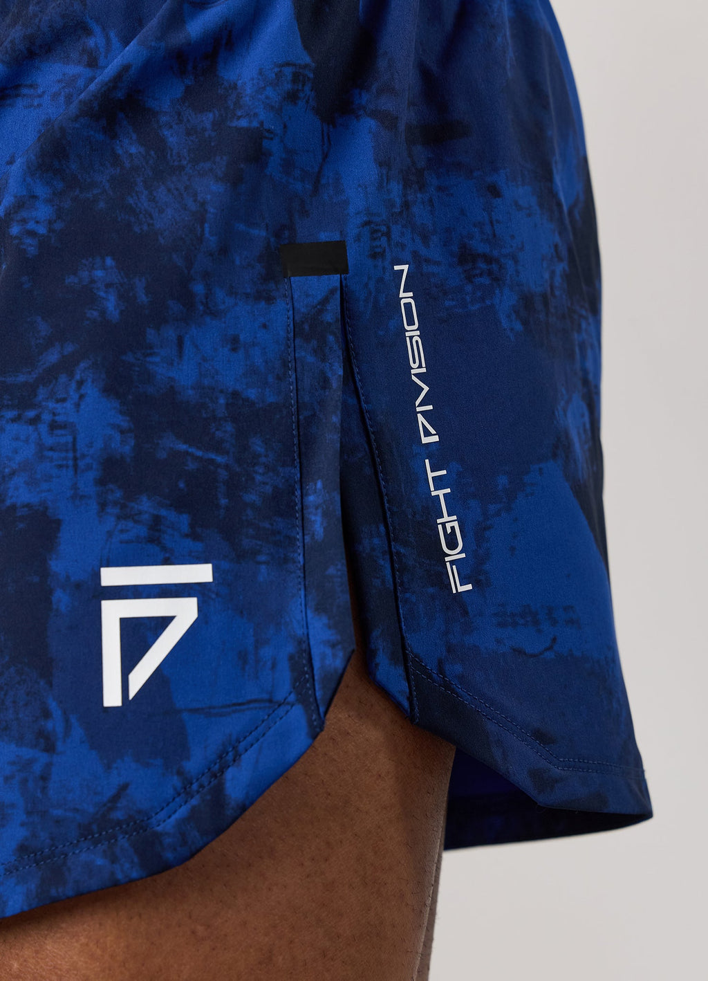 Gym King Fight Division Combat 5" Short - Blue Abstract Print