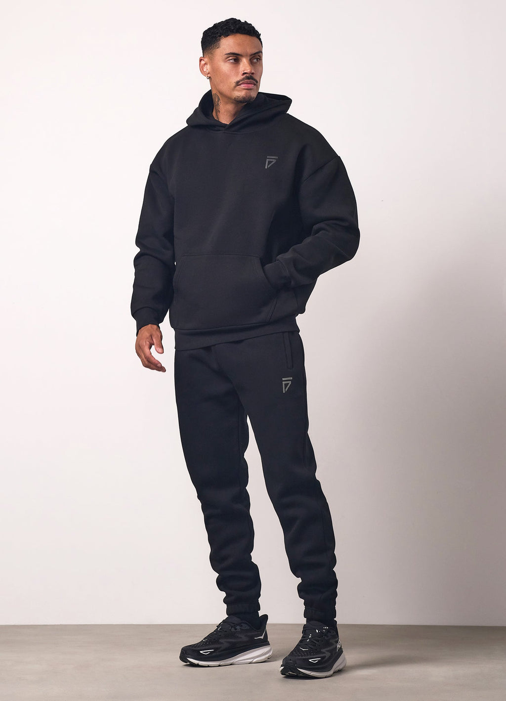Gym King Fight Division Hoodie - Black/Black