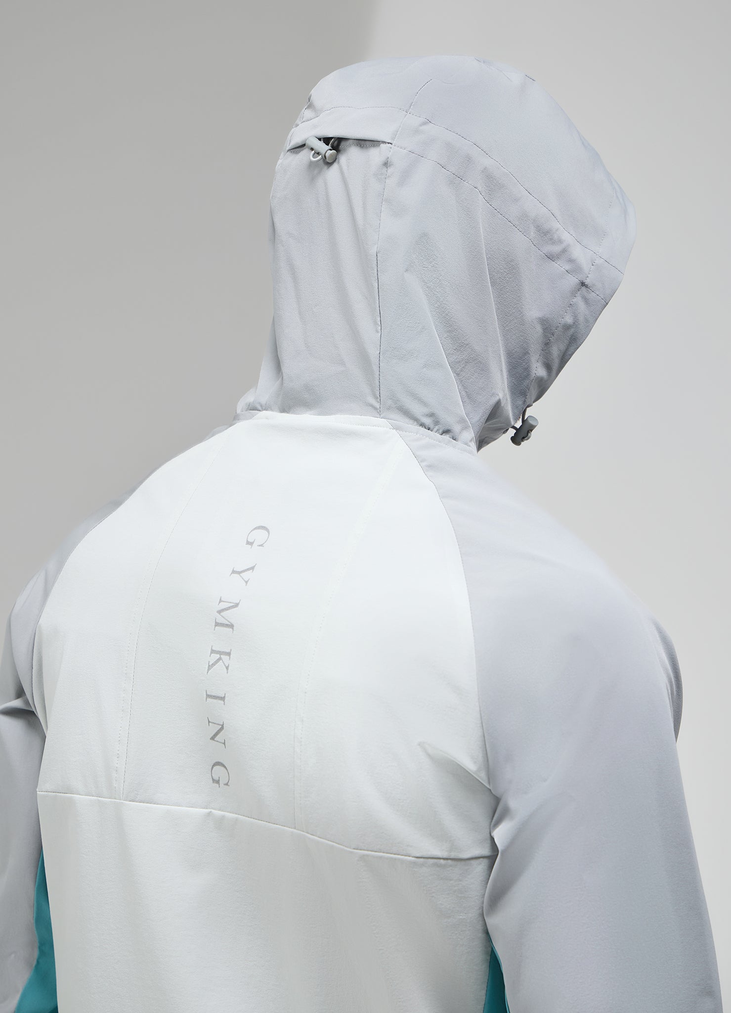 Gym King Focus Tracksuit Hoodie - Light Grey/Urban Grey