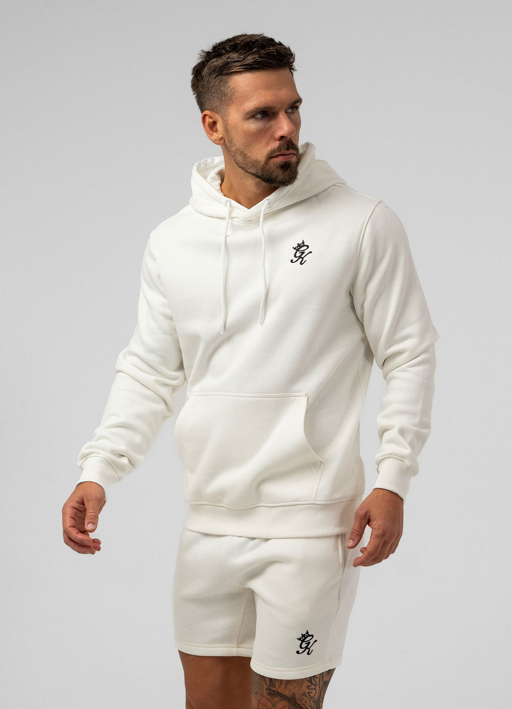 Gym King Fundamental Hoodie - Cream