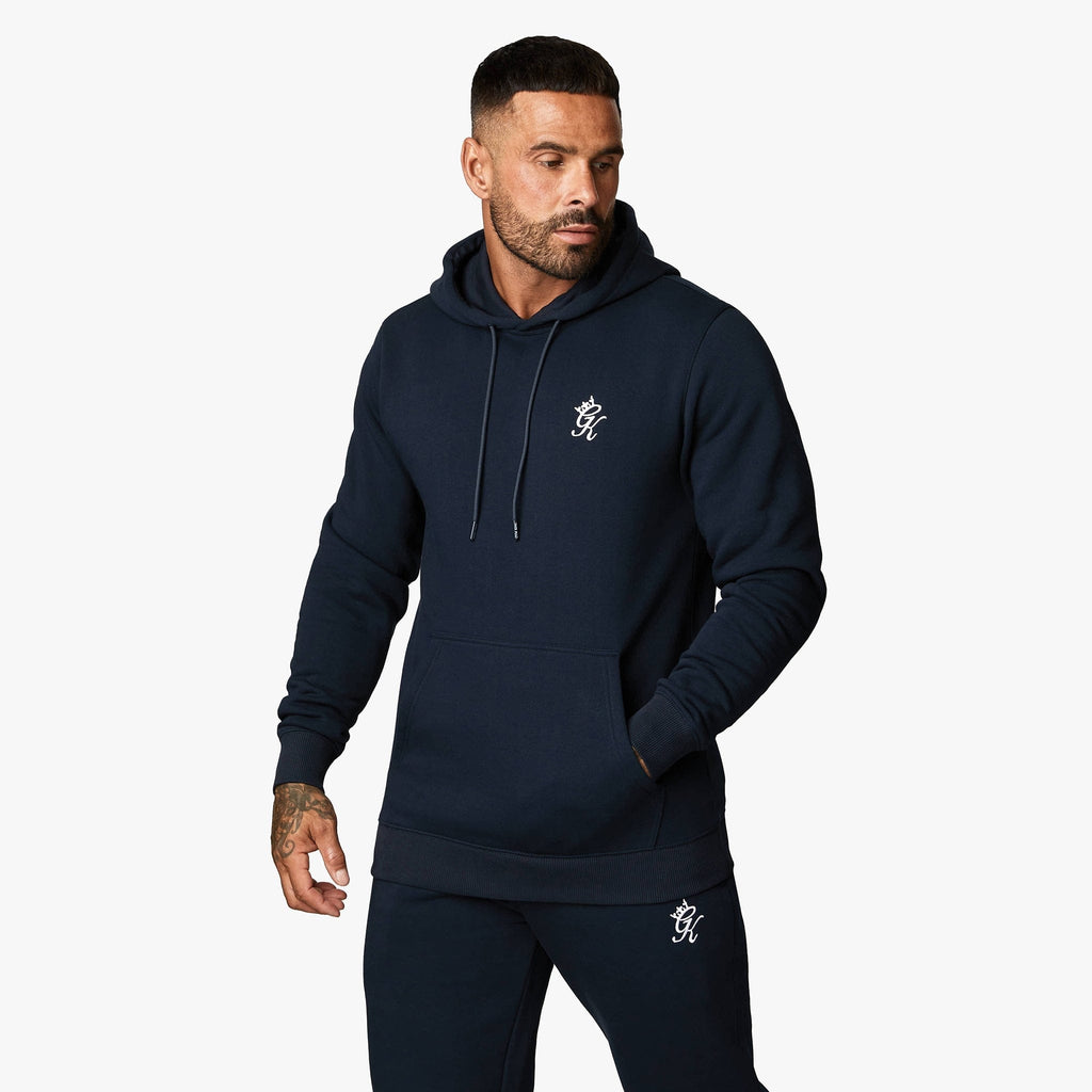 Gym King Fundamental Fleece Hoodie - Navy