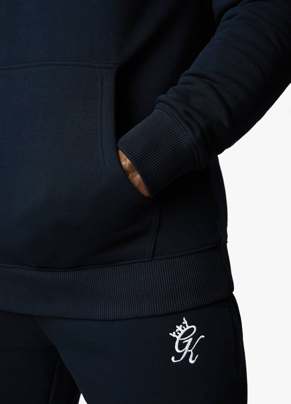 Gym King Fundamental Fleece Hoodie - Navy